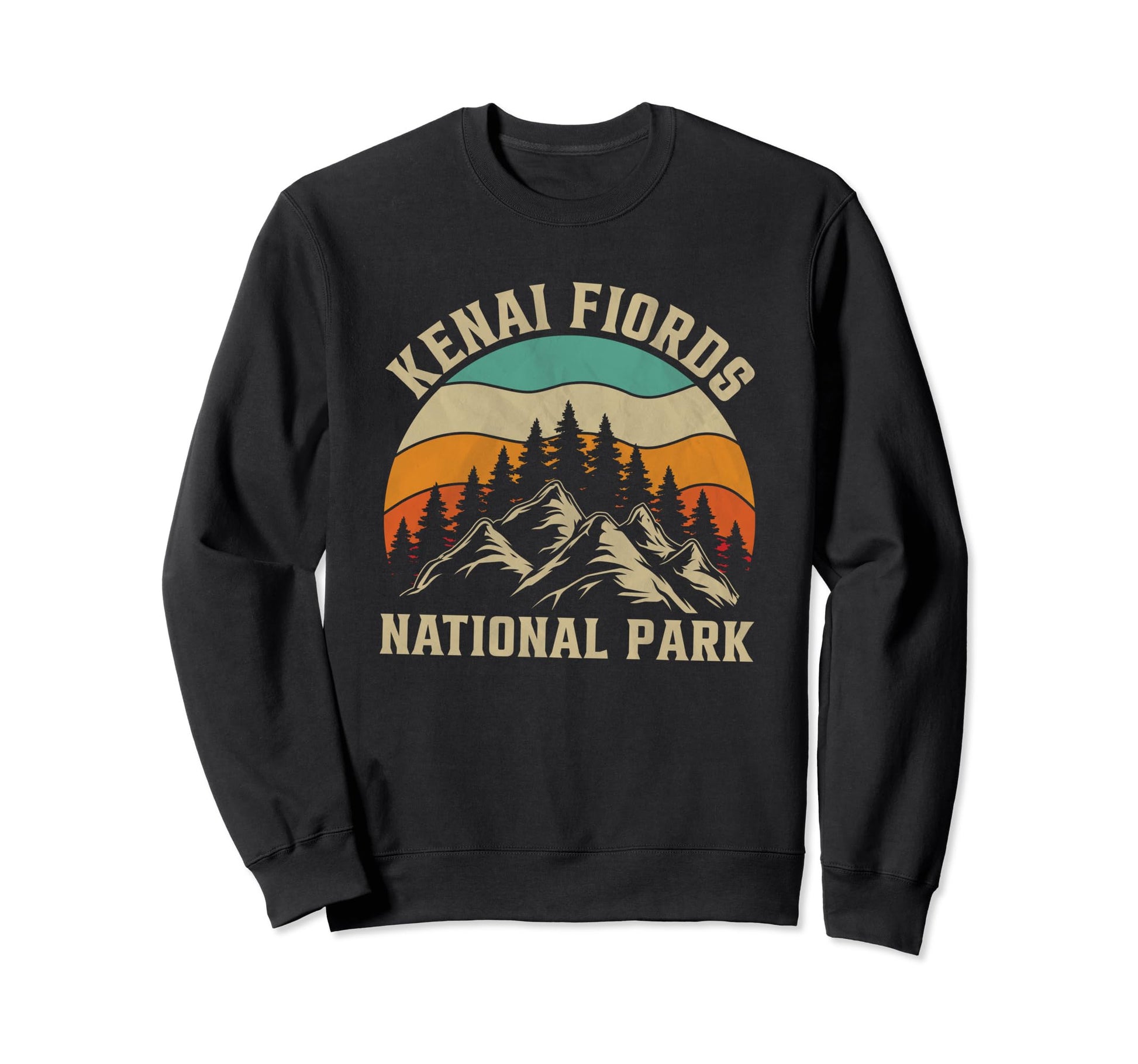 Kenai Fiords National Park Sweatshirt - Fun Novelty Design for Adults - T-Shirt, Sweatshirt, Hoodie