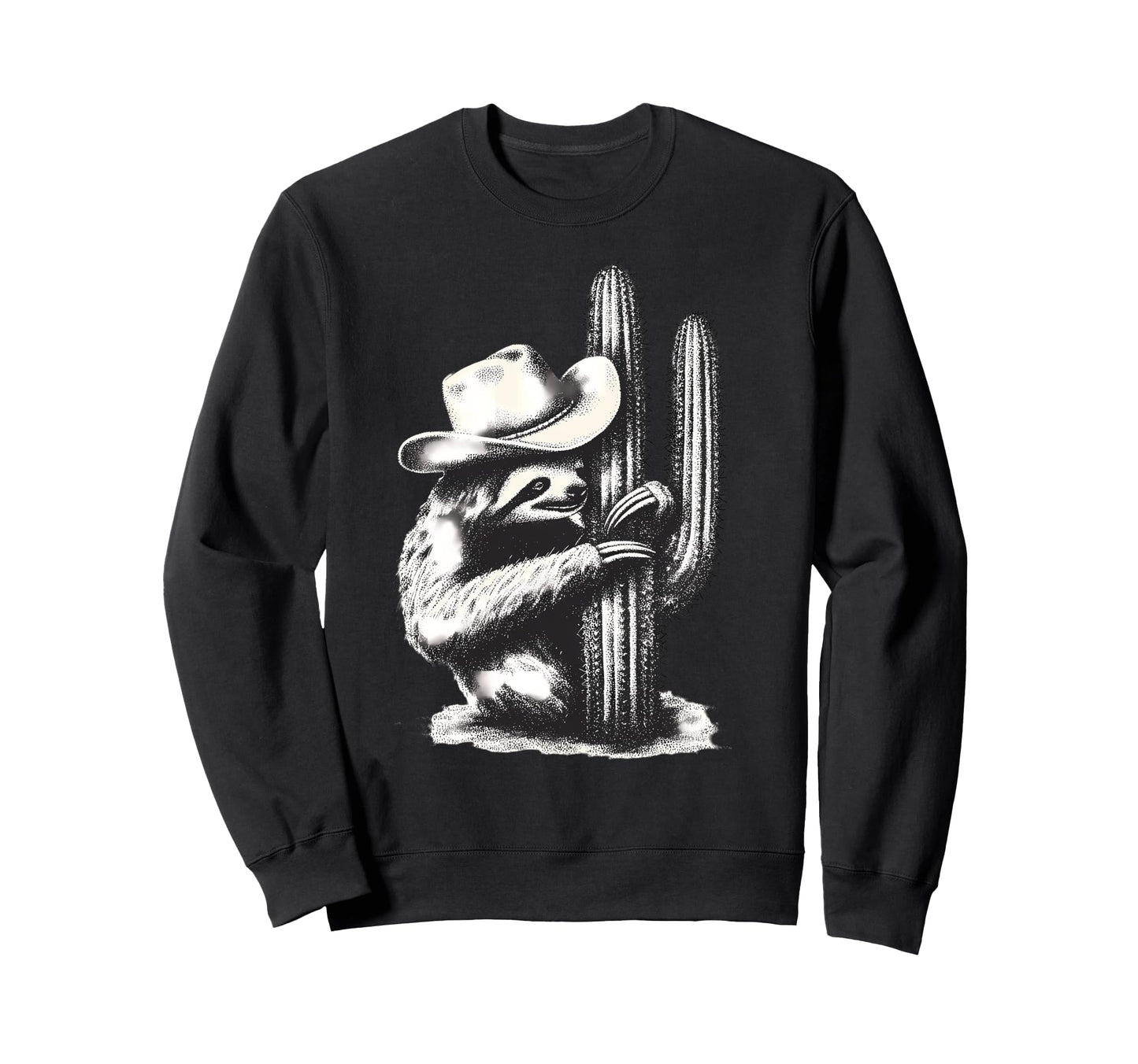 Country Cowboy Sloth Rodeo Cowgirl Sweatshirt - Streetwear Style Unisex - T-Shirt, Sweatshirt, Hoodie