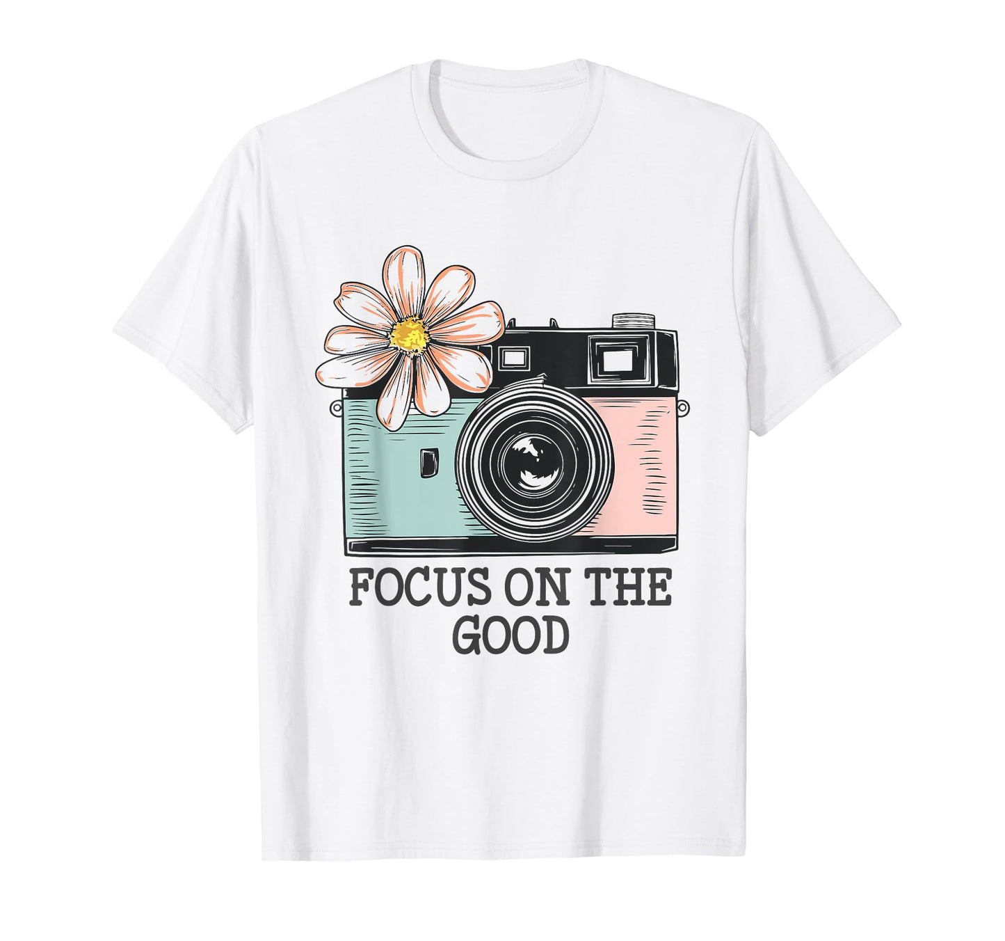 Focus Good Funny Old Camera And Wild T-Shirt - Minimalist Print Men Women - T-Shirt, Sweatshirt, Hoodie