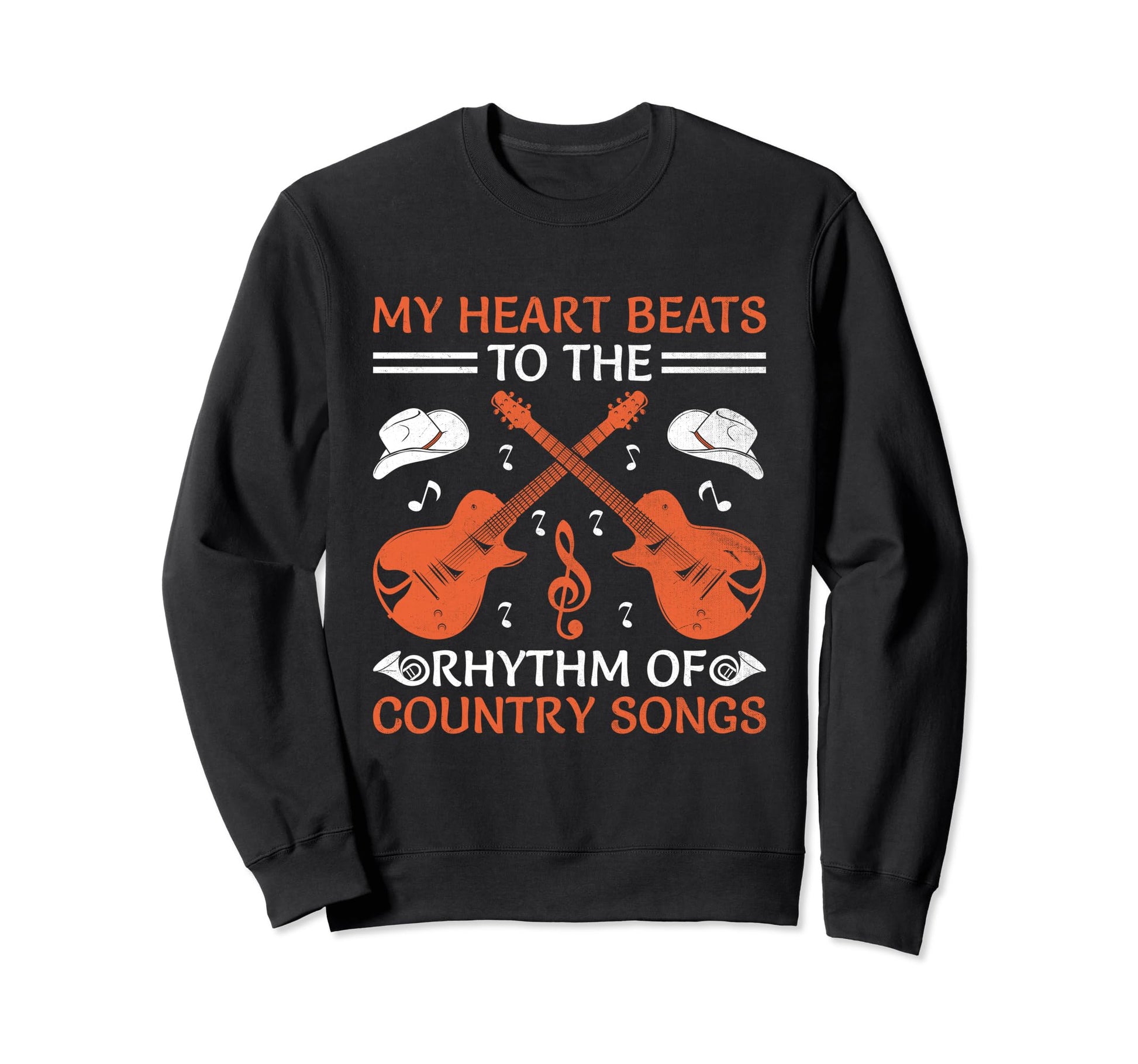 County Music Music Lover Western Sweatshirt - Fun Novelty Design Men Women - T-Shirt, Sweatshirt, Hoodie