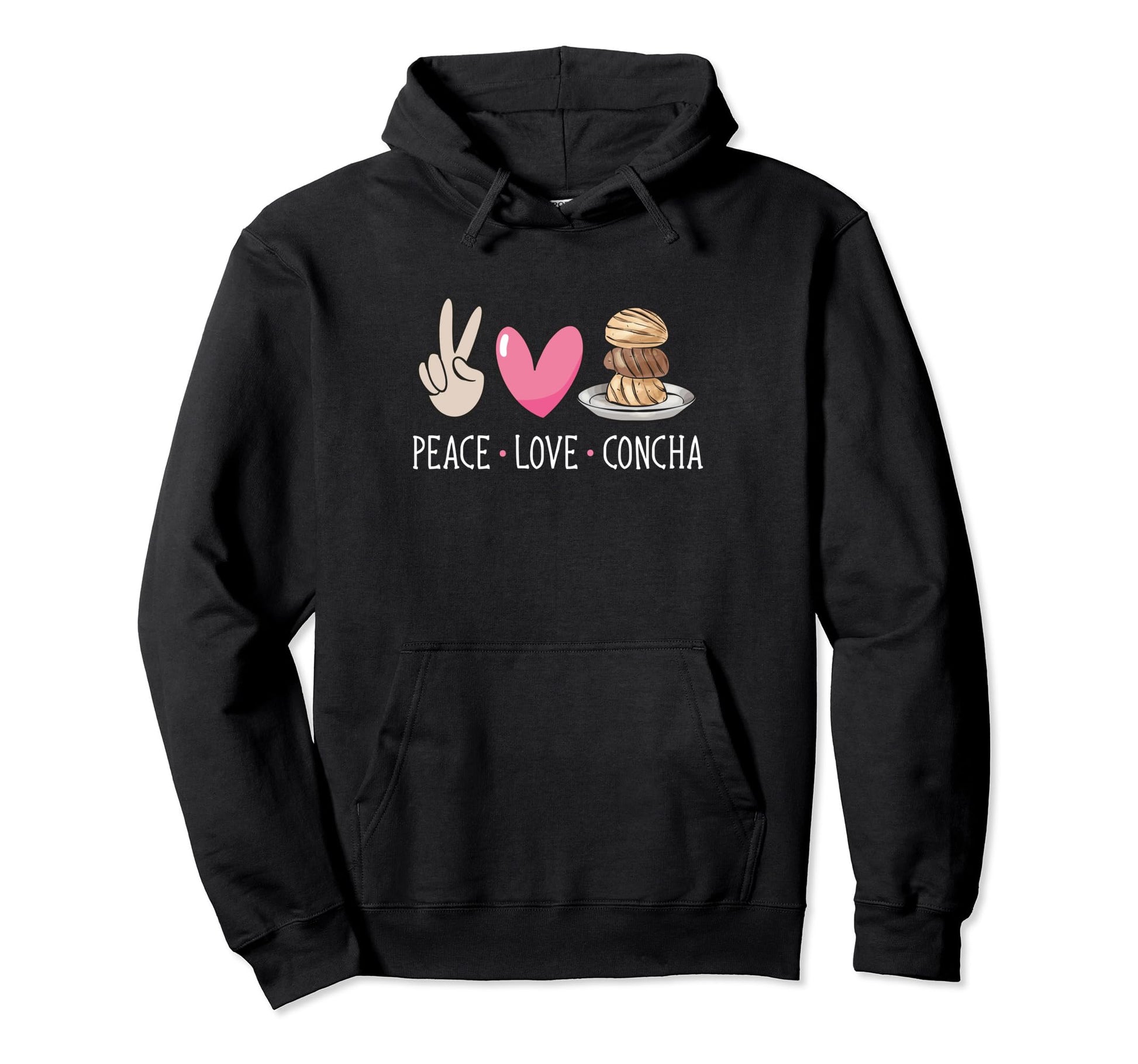 Concha Hispanic Mexican Pan Dulce Hoodie - Casual Everyday Wear for Adults - T-Shirt, Sweatshirt, Hoodie
