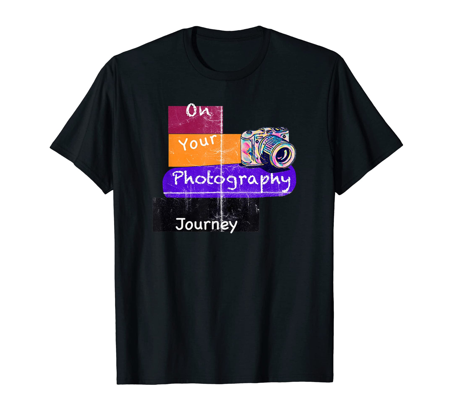 Camera Photography T-Shirt - Custom Art Print Unisex - T-Shirt, Sweatshirt, Hoodie