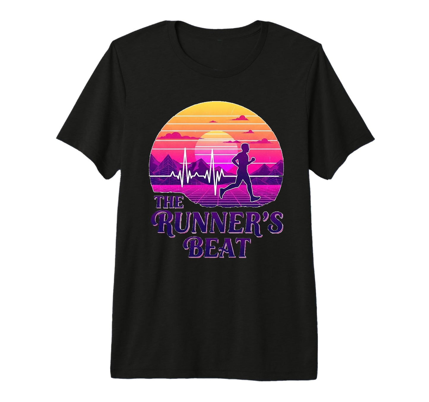 80S Vaporwave Aesthetic Heartbeat T-Shirt - Novelty Apparel Men Women - T-Shirt, Sweatshirt, Hoodie