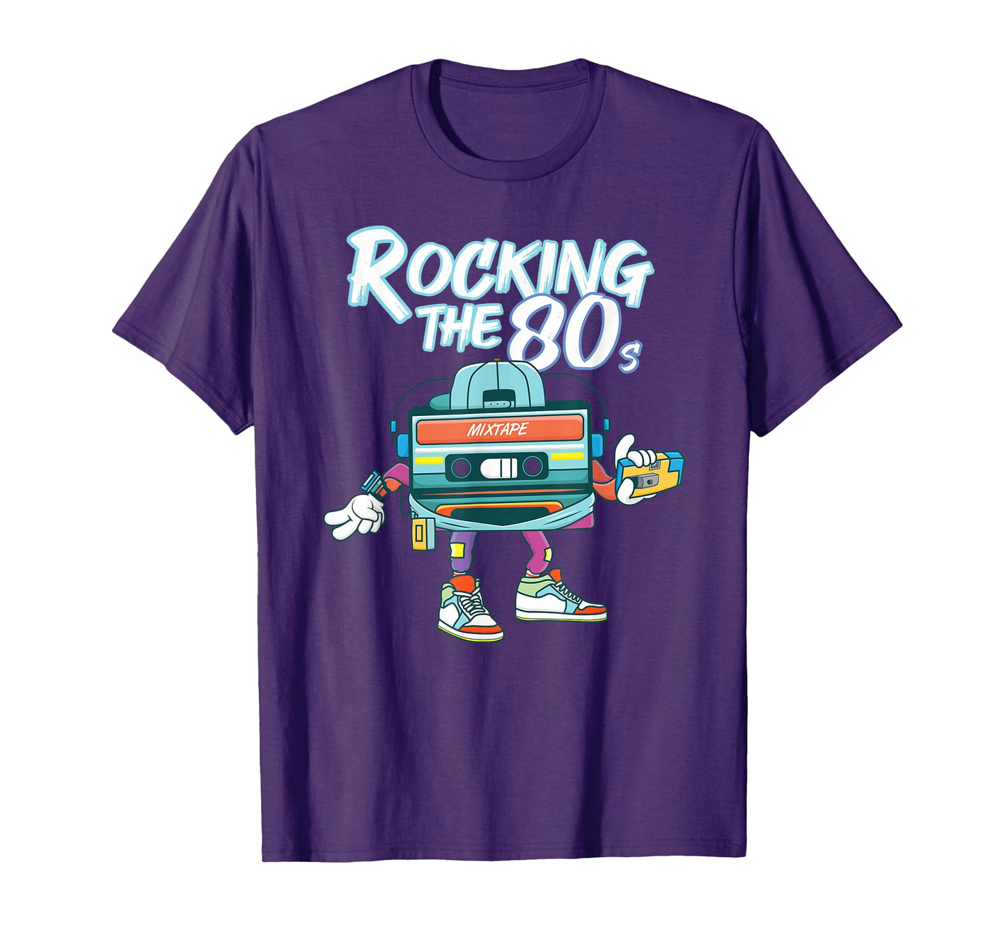 80S Rocking 80S Mixtape 1980S T-Shirt - Fun Novelty Design Unisex - T-Shirt, Sweatshirt, Hoodie