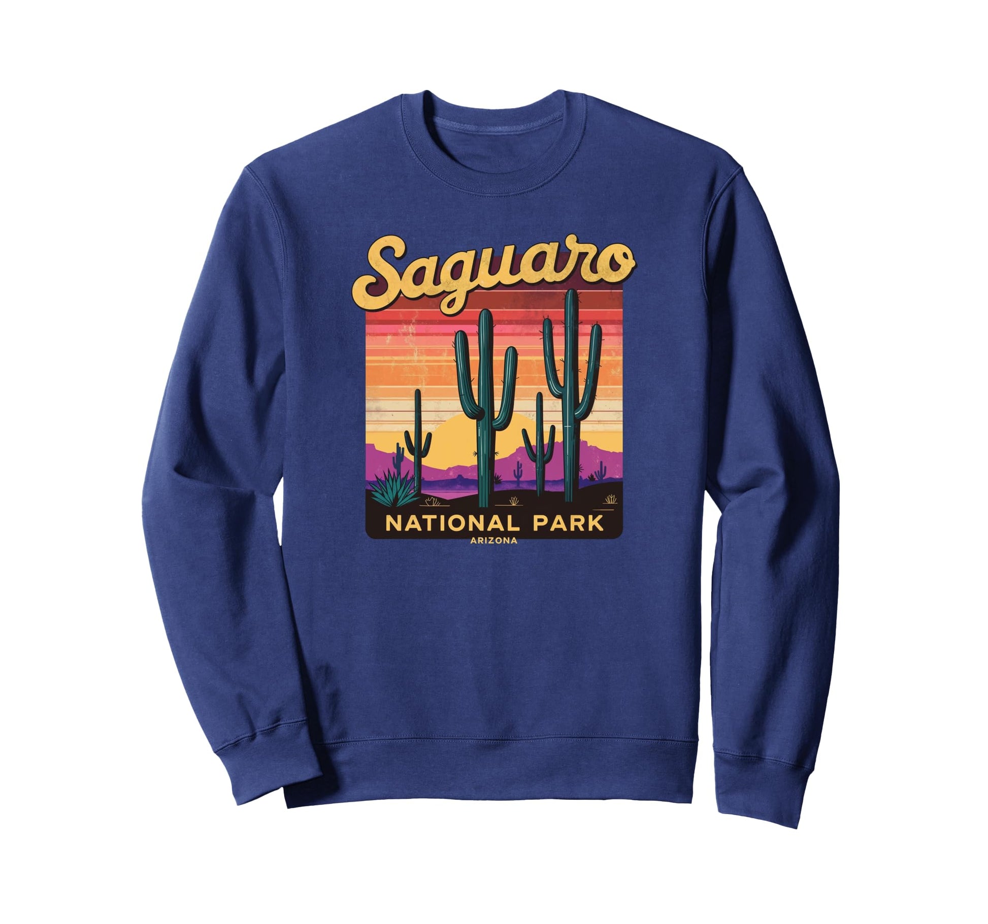 Saguaro National Park Sunset Sweatshirt - Custom Art Print for Adults - T-Shirt, Sweatshirt, Hoodie