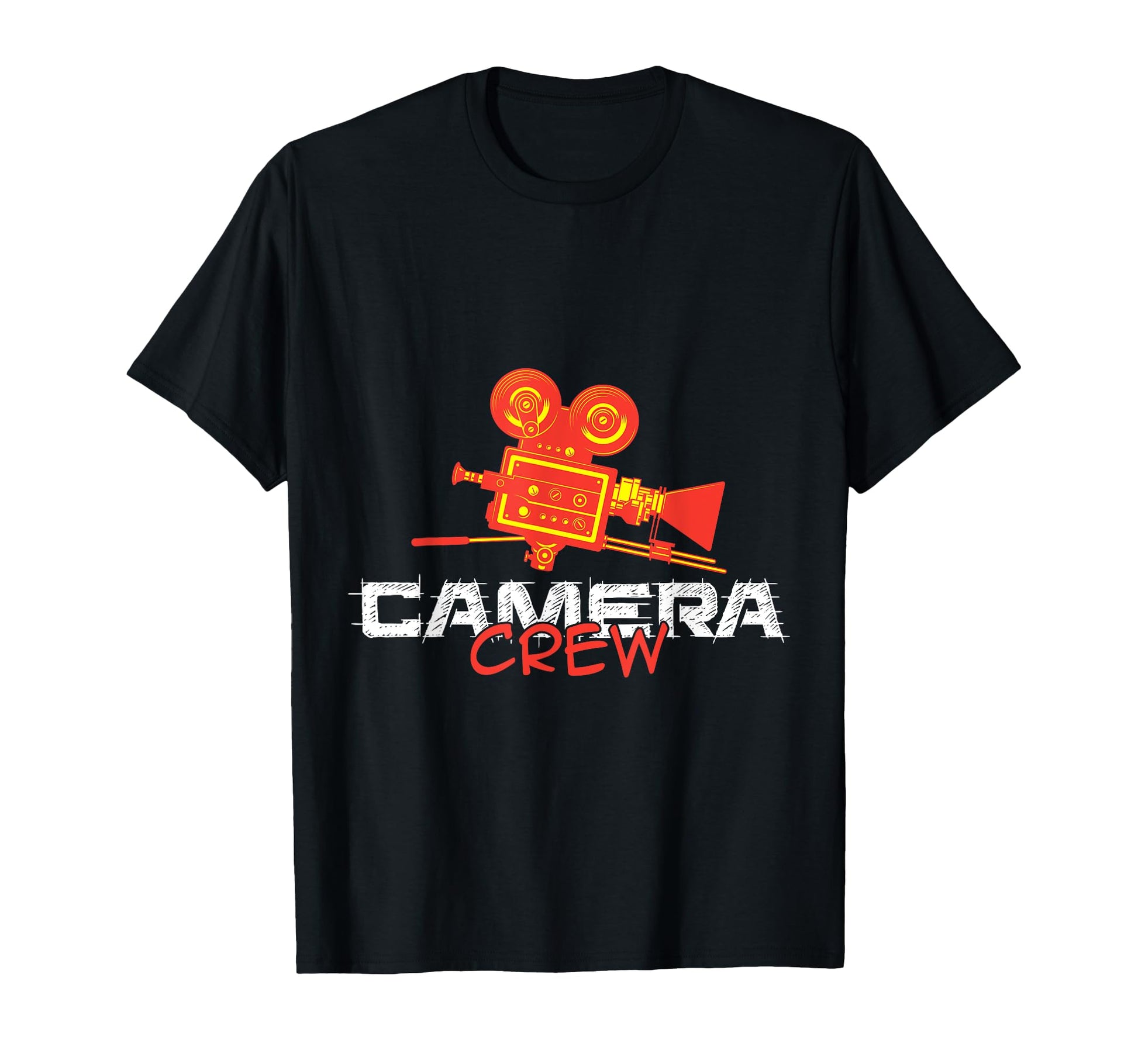 Old School Camera Crew Movie Team T-Shirt - Minimalist Print Unisex - T-Shirt, Sweatshirt, Hoodie