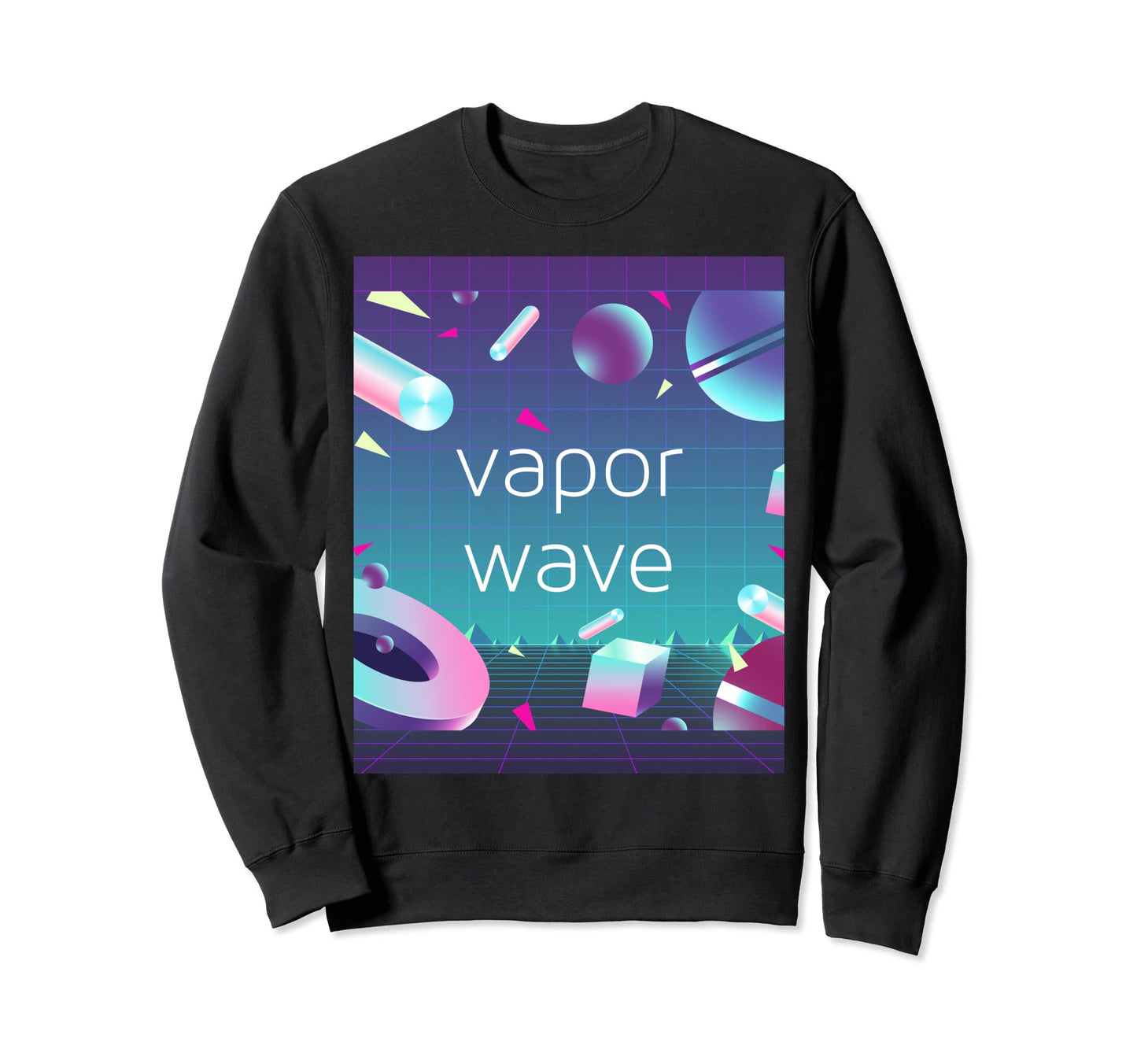 Vaporwave Cyberpunk Lofi Aesthetic Sweatshirt - Unique Graphic Men Women - T-Shirt, Sweatshirt, Hoodie