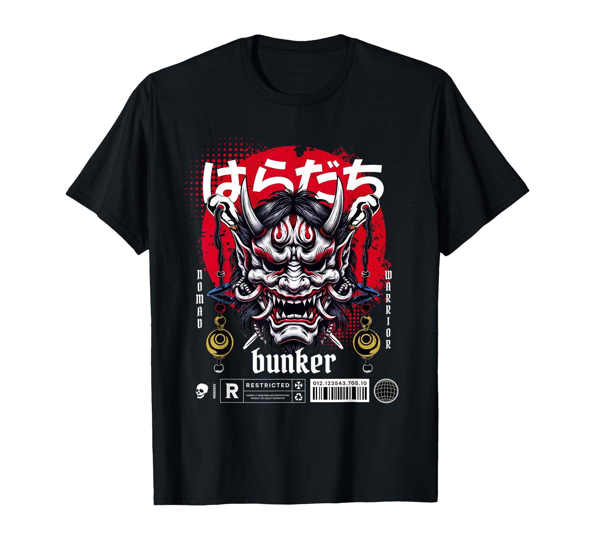 Japanese Aesthetic Vaporwave Urban Oni T-Shirt - Trendy Graphic Unisex - T-Shirt, Sweatshirt, Hoodie