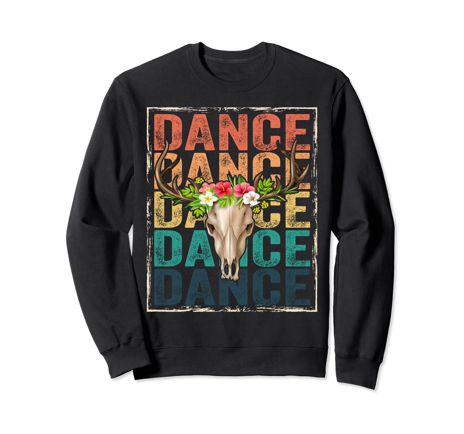 Barn Dance Rodeo Distressed Western Sweatshirt - Trendy Graphic for Adults - T-Shirt, Sweatshirt, Hoodie