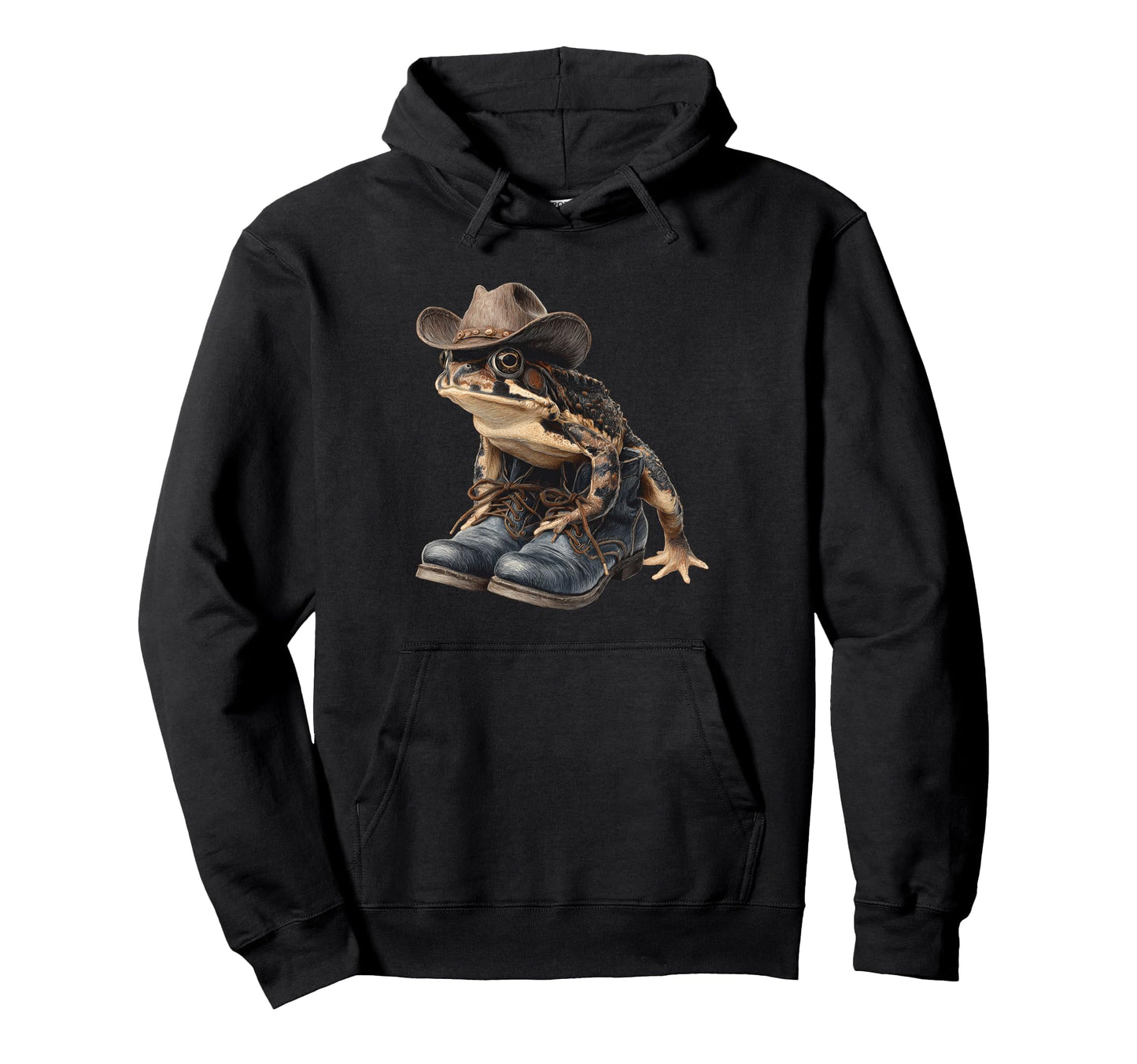Frog Cowboy Toad Rodeo Cowgirl Western Hoodie - Streetwear Style Unisex - T-Shirt, Sweatshirt, Hoodie