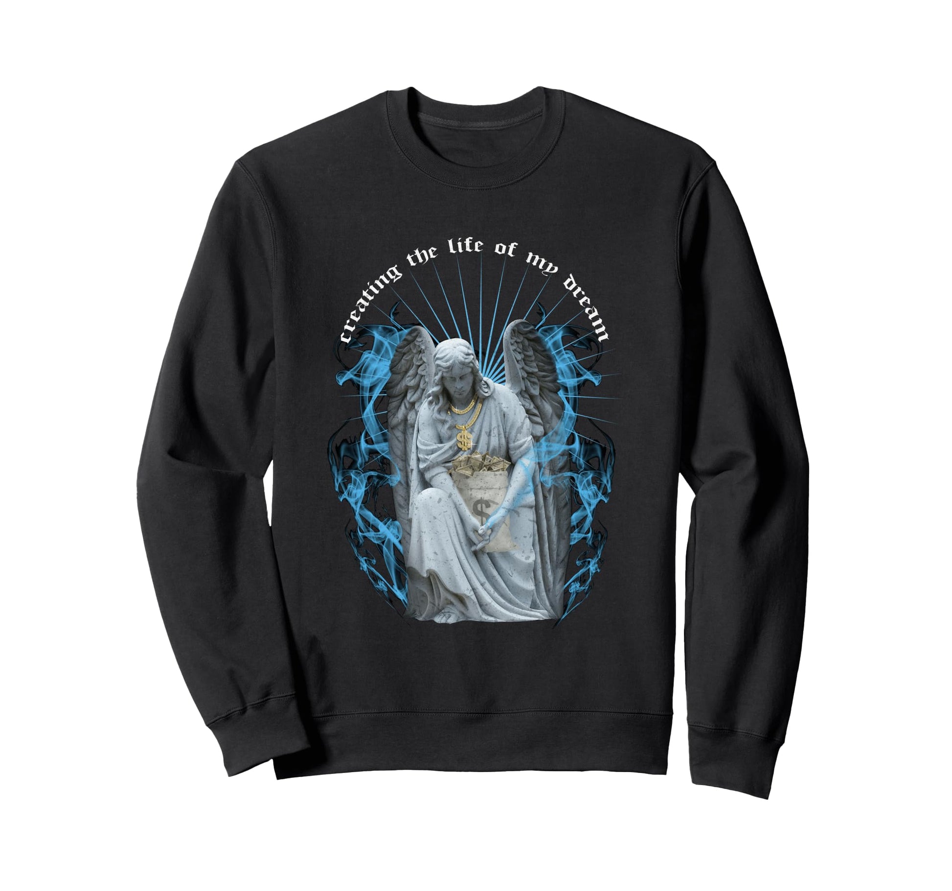 Money Angel Aesthetic Edgy Sweatshirt - Trendy Graphic for Adults - T-Shirt, Sweatshirt, Hoodie