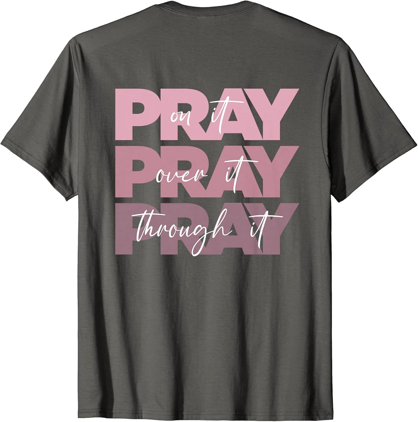 Christian Motivational Prayer Typography Text Art - Adult & Kids T-Shirts, Sweatshirts & Hoodies apparel design preview 1
