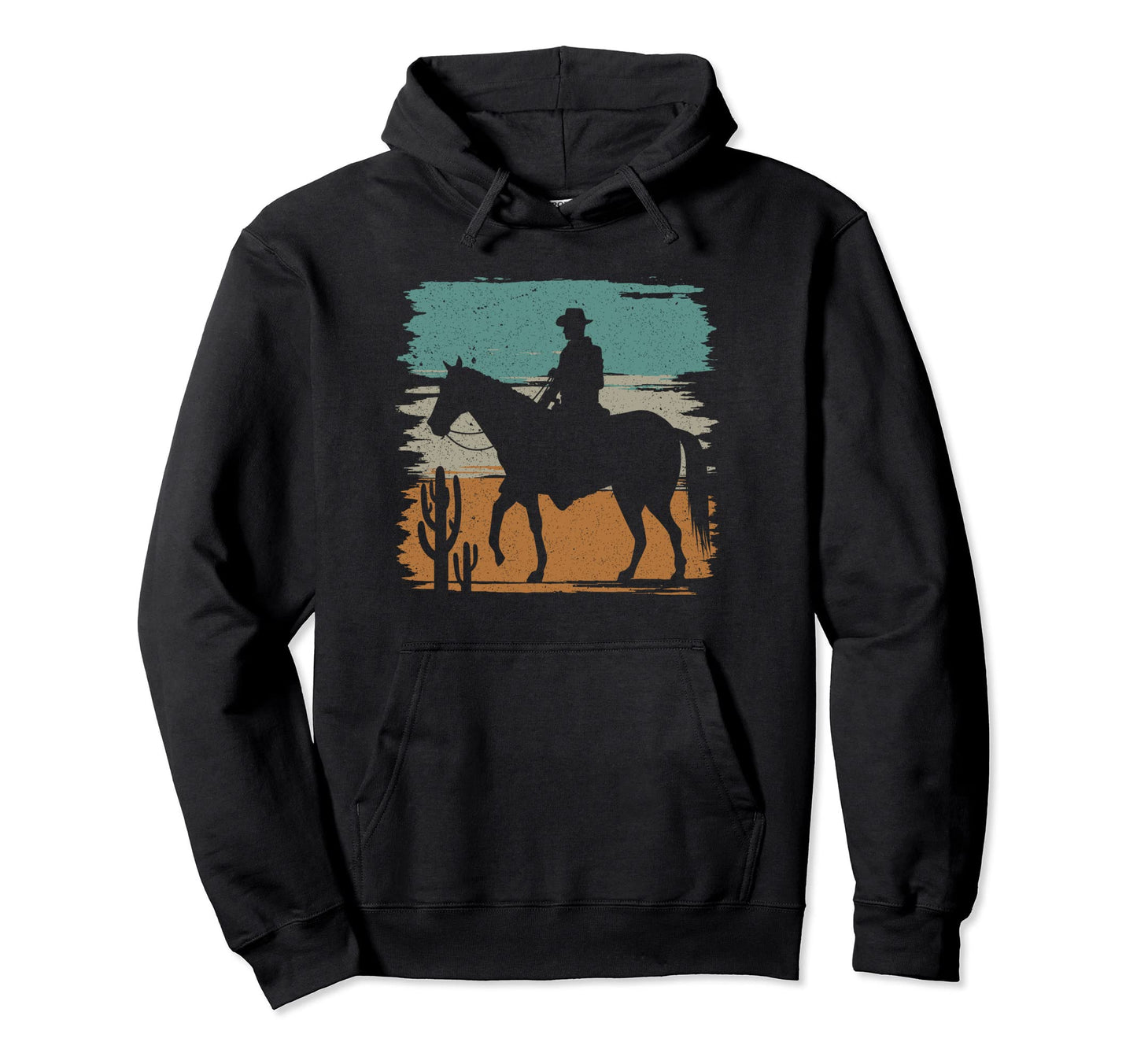 Rodeo Cowboy Cowgirl Horse Ride Hoodie - Novelty Apparel for Adults - T-Shirt, Sweatshirt, Hoodie