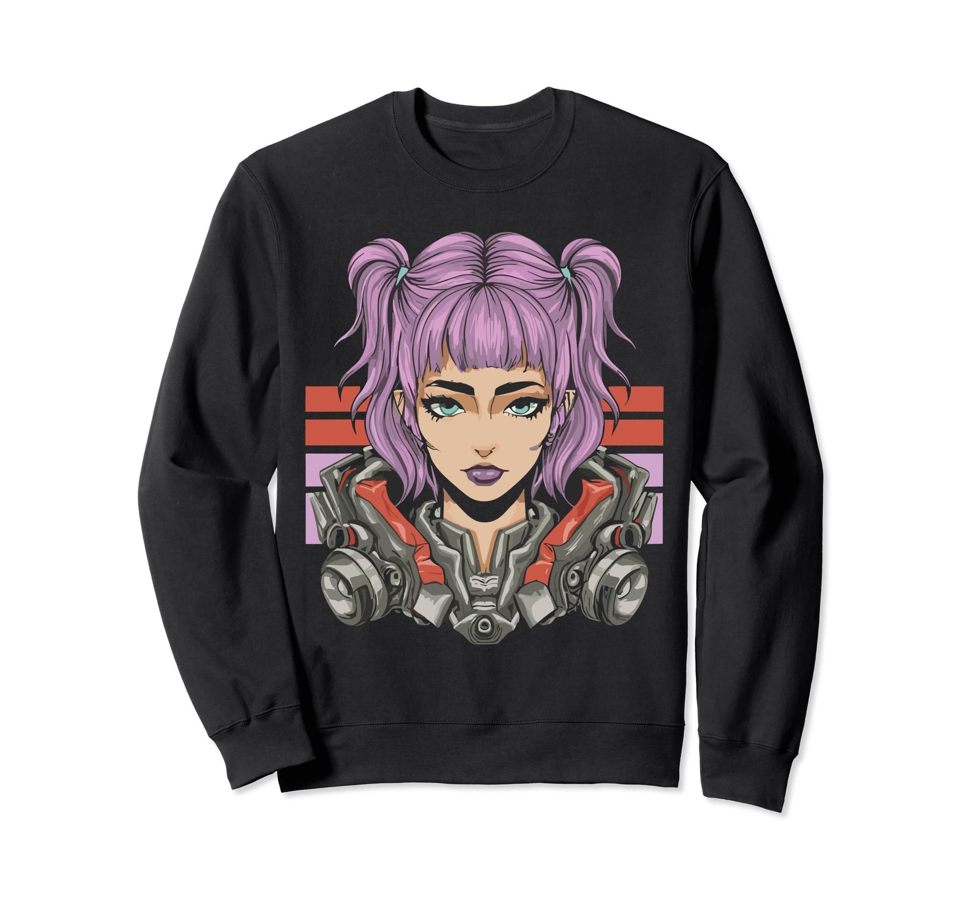 Aesthetic Japanese Vaporwave Anime Sweatshirt - Aesthetic Graphic Unisex - T-Shirt, Sweatshirt, Hoodie
