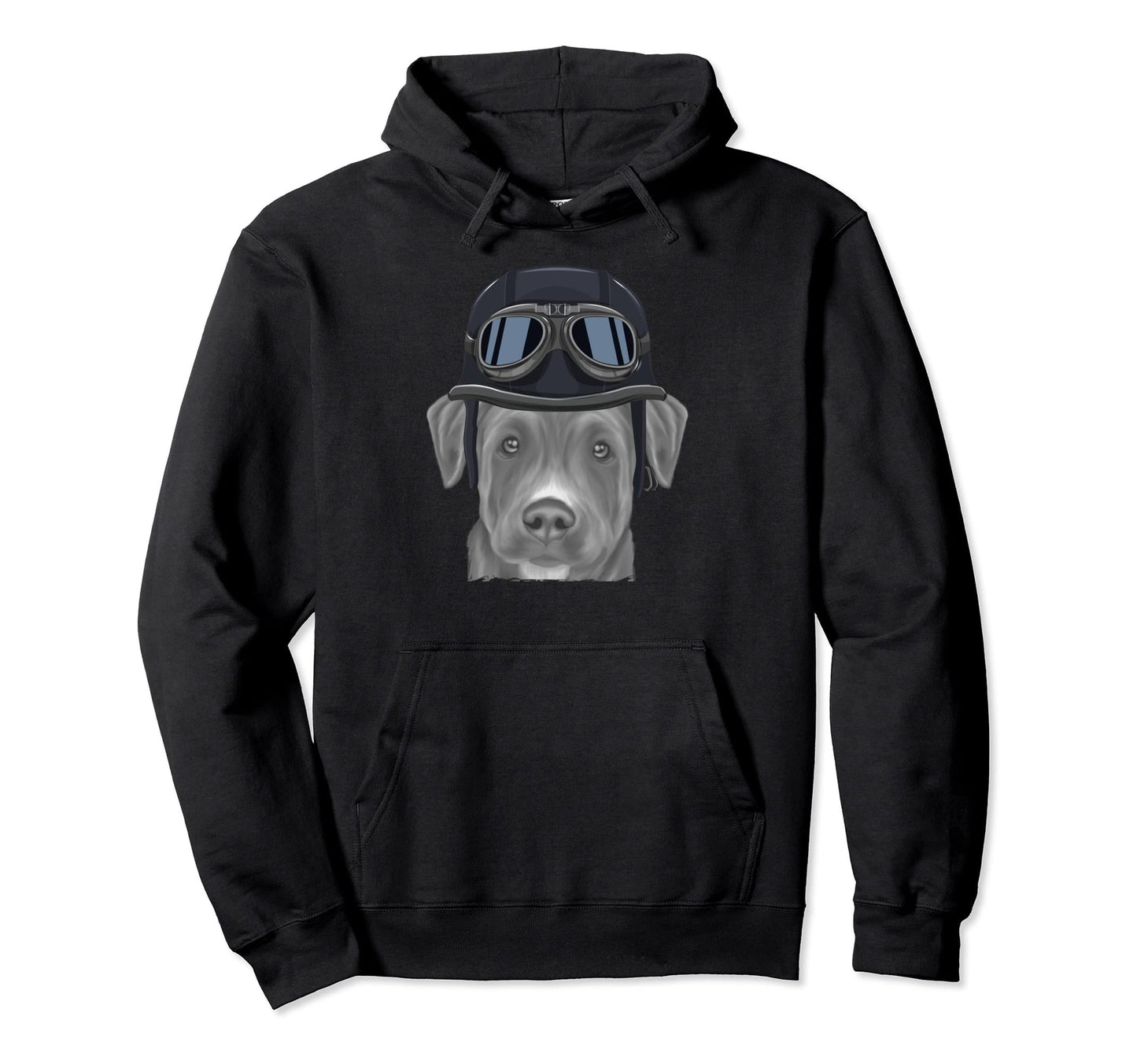 Plott Wearing Motorcycle Helmet Hoodie - Novelty Apparel Men Women - T-Shirt, Sweatshirt, Hoodie