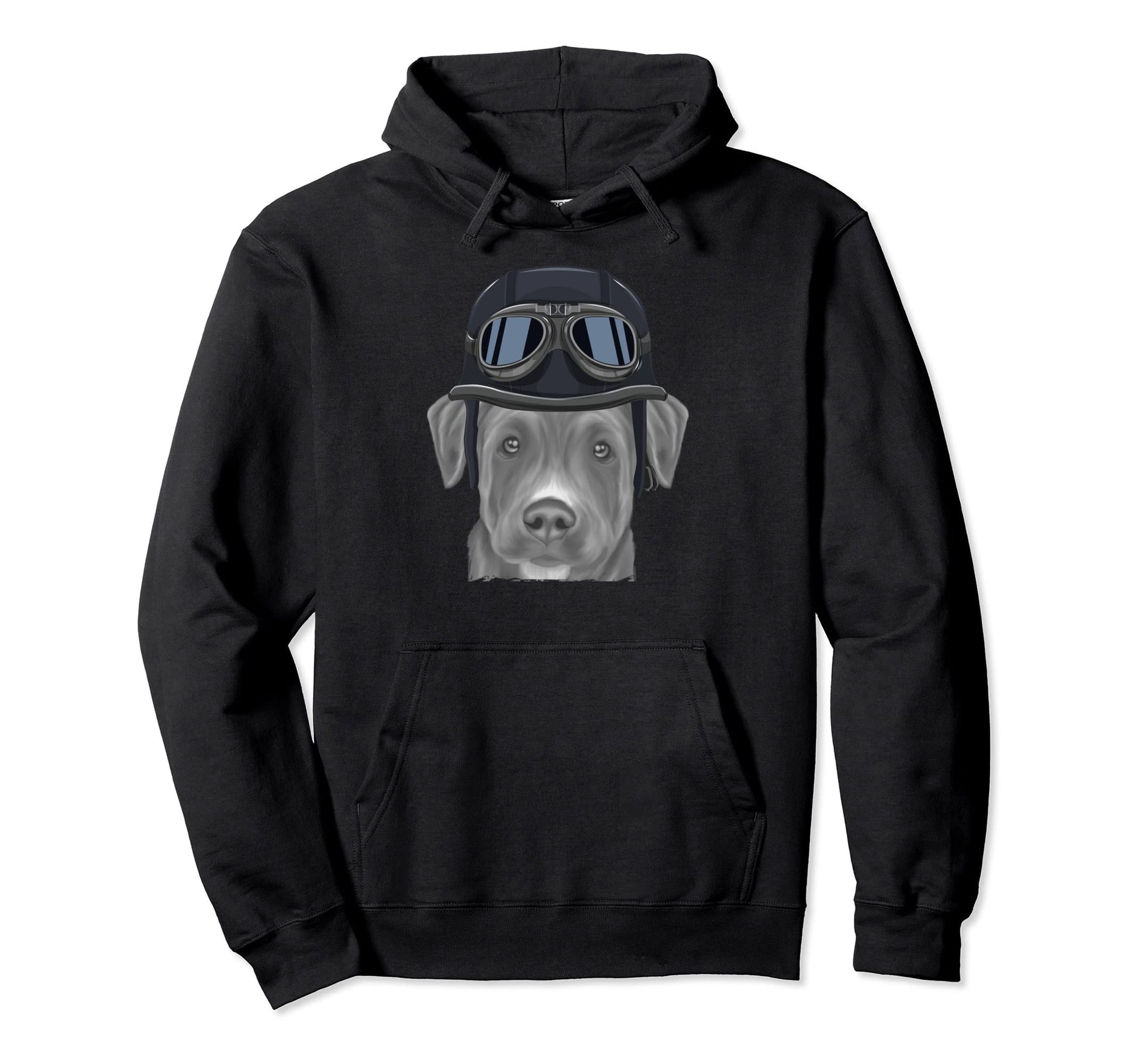 Plott Wearing Motorcycle Helmet Hoodie - Novelty Apparel Men Women - T-Shirt, Sweatshirt, Hoodie
