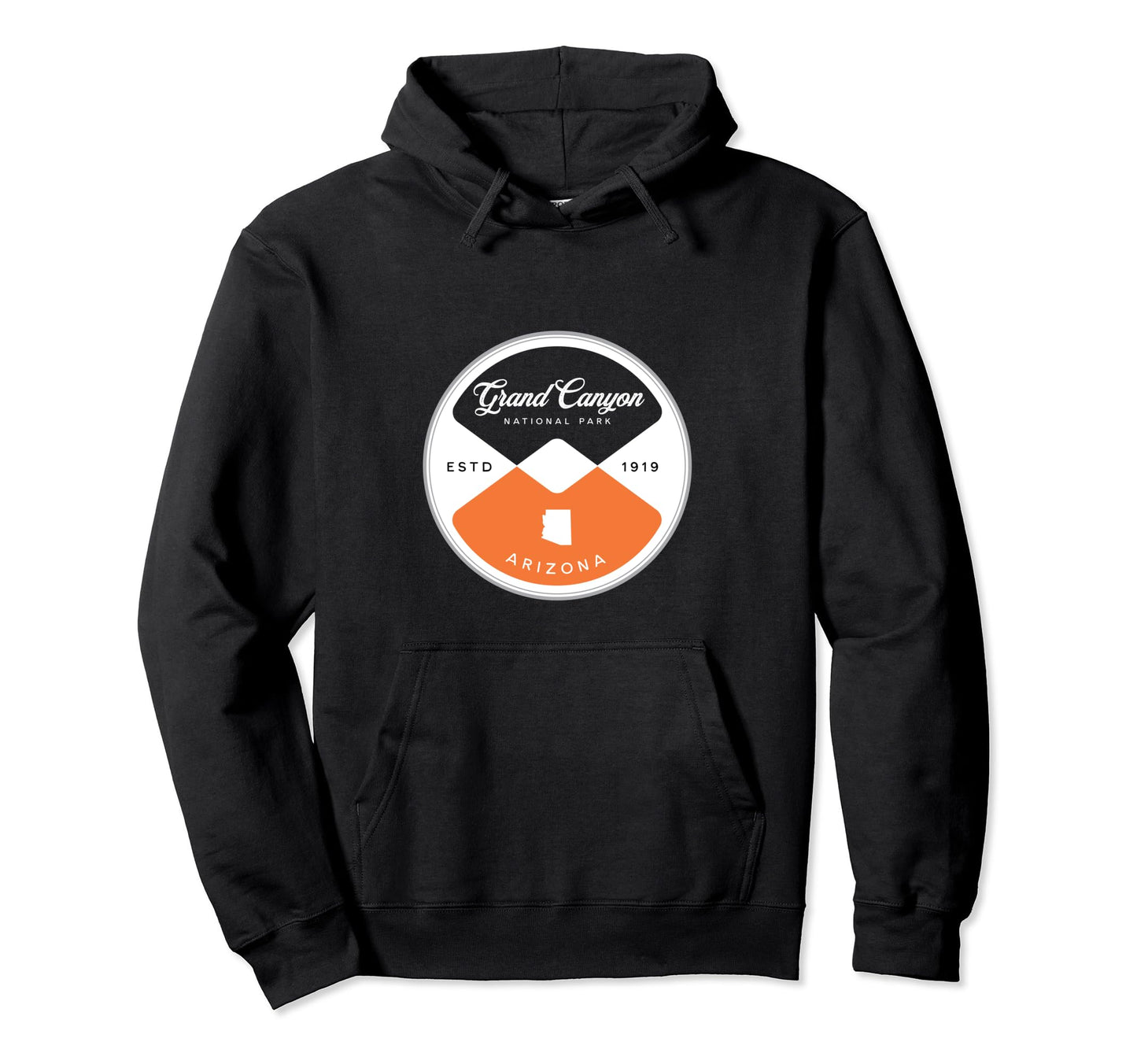 Grand Canyon National Park Circle Hoodie - Unique Graphic Unisex - T-Shirt, Sweatshirt, Hoodie