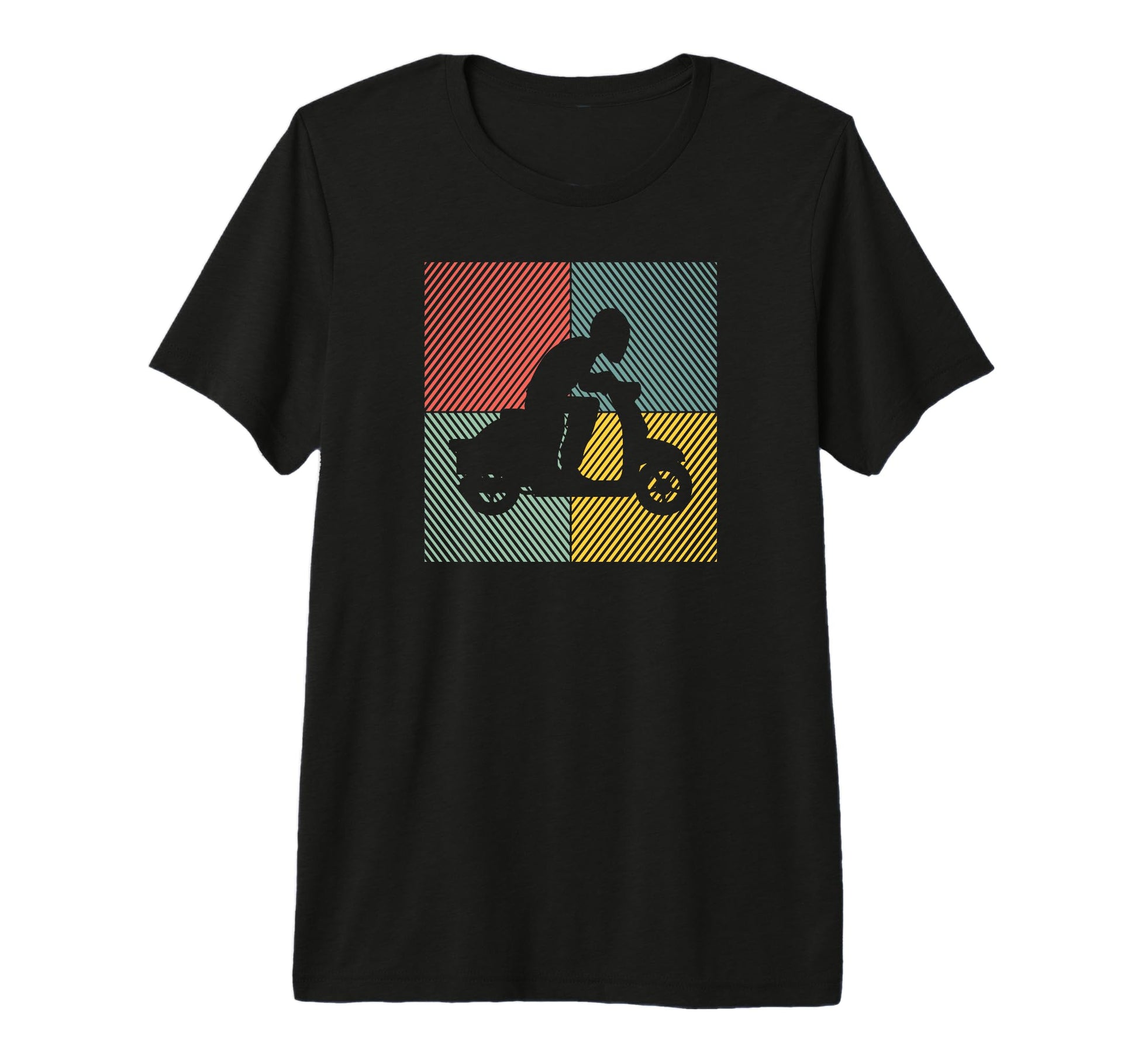 Moped Scooter Bike Scooter Moped T-Shirt - Trendy Graphic Men Women - T-Shirt, Sweatshirt, Hoodie