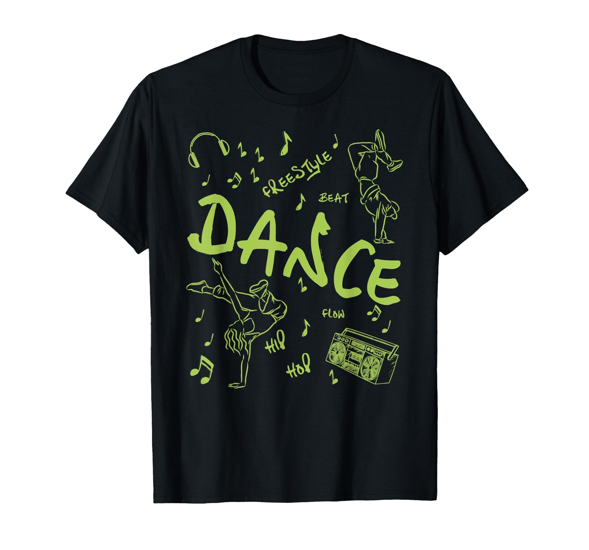 Hip Hop Dance Beat Flow T-Shirt - Casual Everyday Wear Men Women - T-Shirt, Sweatshirt, Hoodie