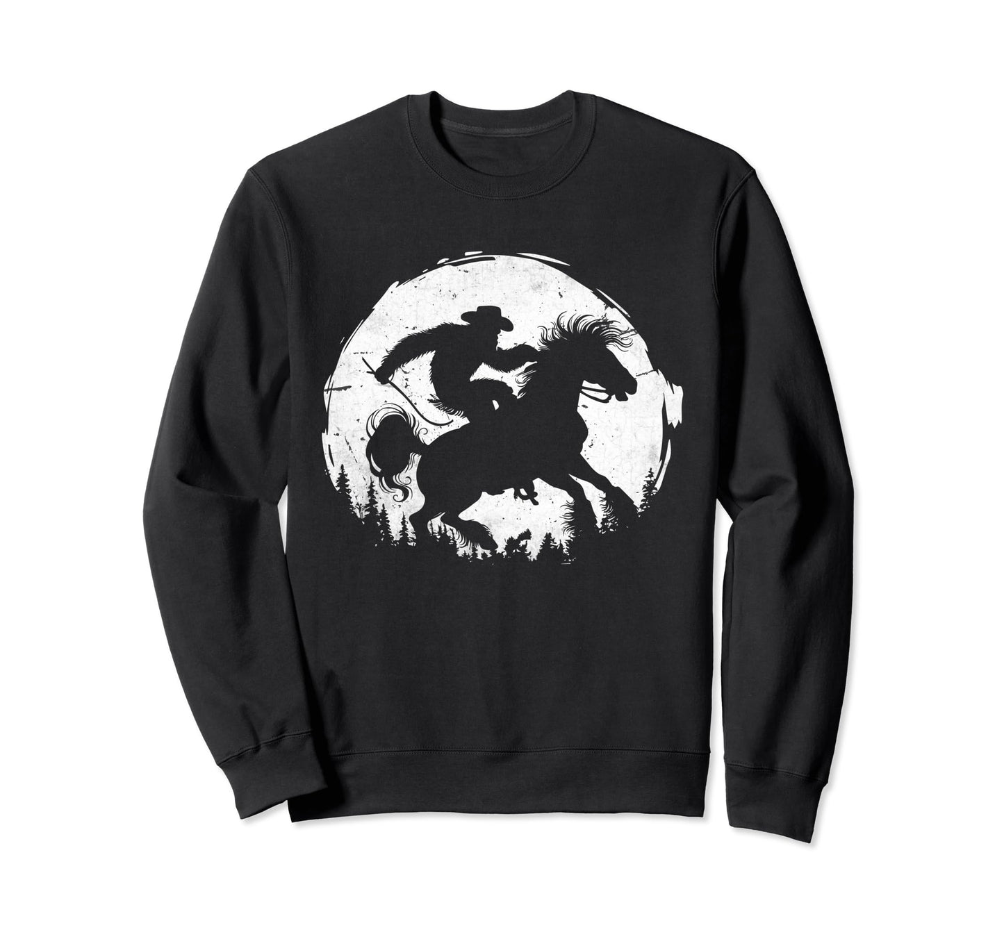 Rodeo Bigfoot Cowboy Funny Sweatshirt - Streetwear Style for Adults - T-Shirt, Sweatshirt, Hoodie