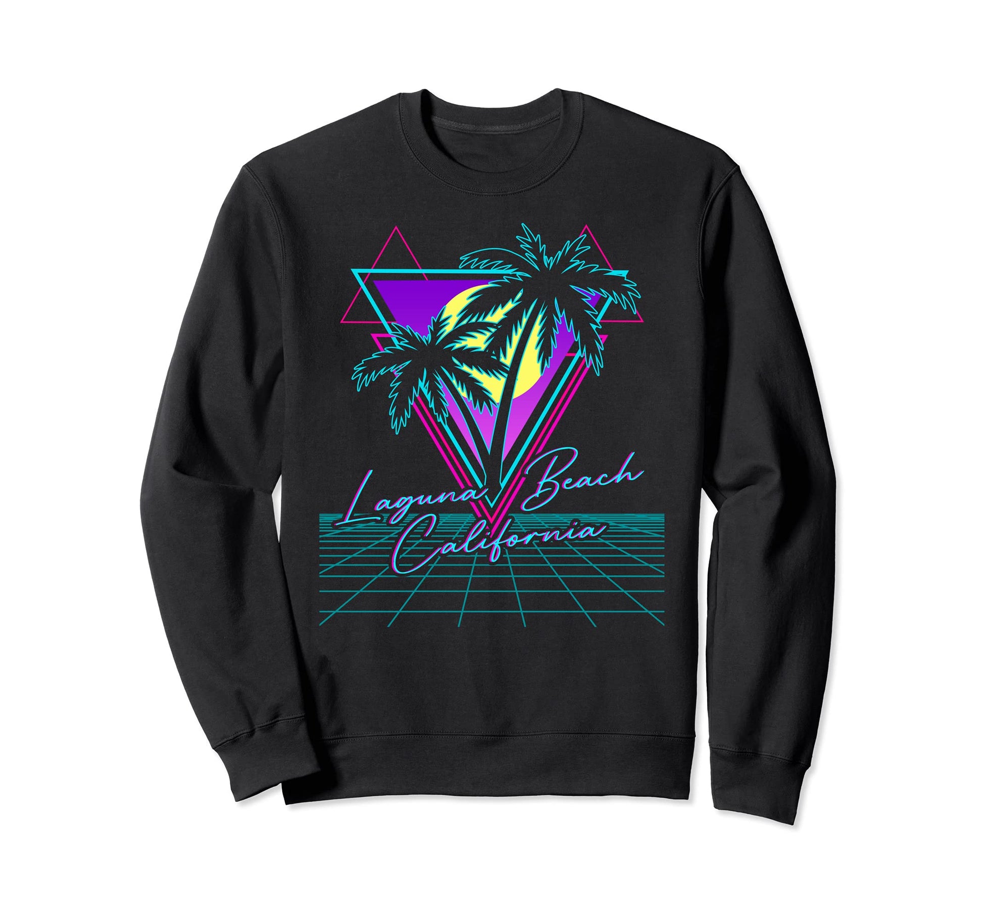 Laguna Beach California Trip 80S Sweatshirt - Minimalist Print Men Women - T-Shirt, Sweatshirt, Hoodie