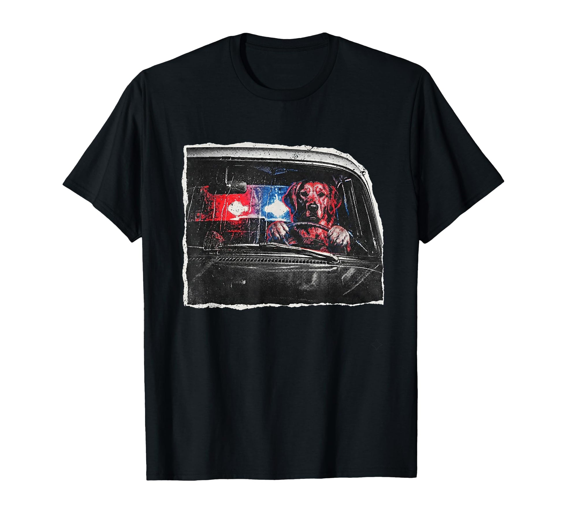 Humorous Golden Retriever Driving Meme T-Shirt - Unique Graphic for Adults - T-Shirt, Sweatshirt, Hoodie