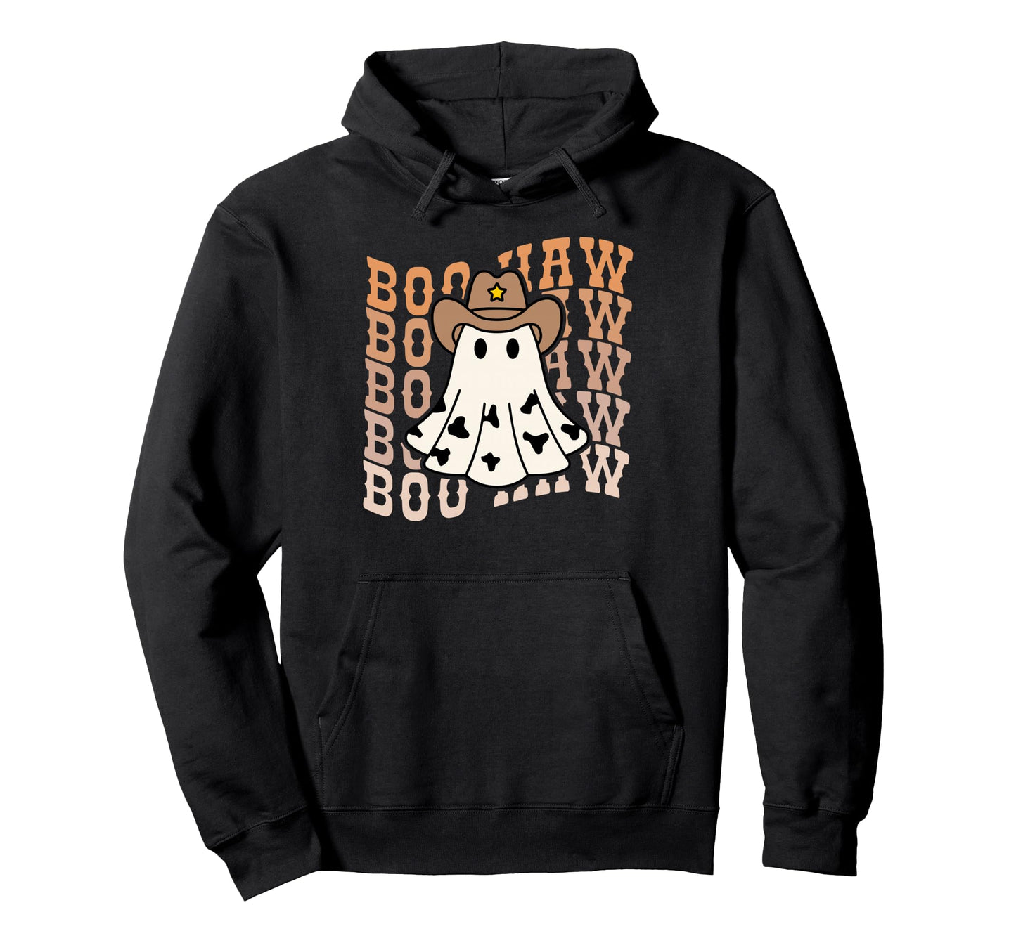 Funny Halloween Boo Haw Ghost Hoodie - Casual Everyday Wear Men Women - T-Shirt, Sweatshirt, Hoodie