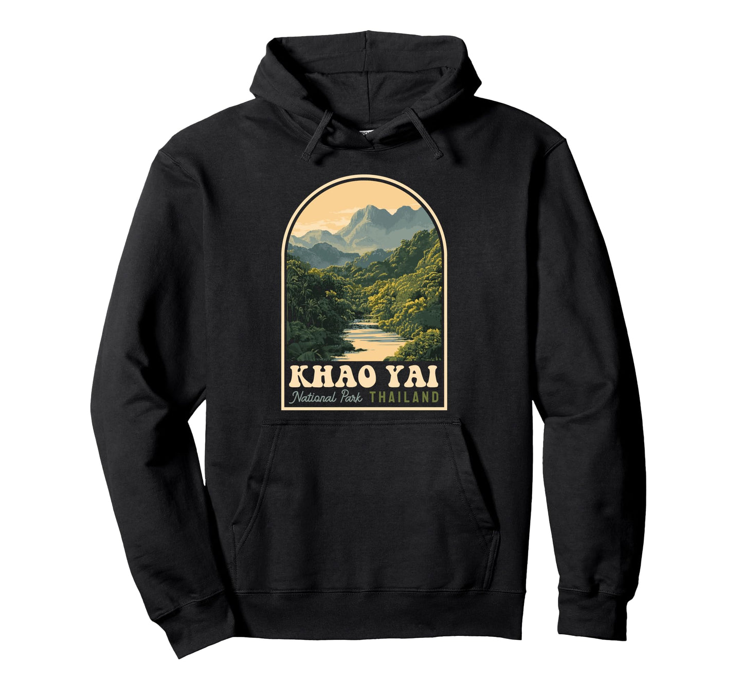 Khao Yai National Park Thailand Souvenir Hoodie - Unique Graphic Unisex - T-Shirt, Sweatshirt, Hoodie