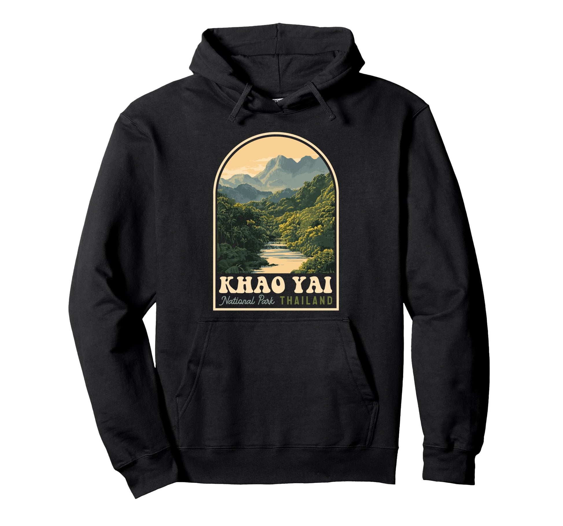 Khao Yai National Park Thailand Souvenir Hoodie - Unique Graphic Unisex - T-Shirt, Sweatshirt, Hoodie