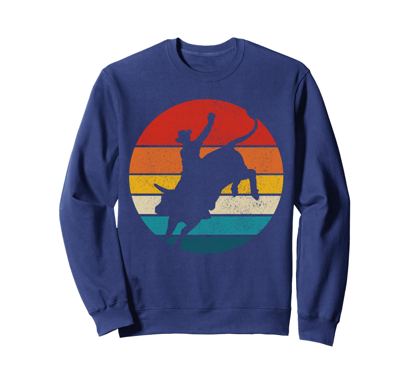 Bullriding Rodeo Cowboy Western Sweatshirt - Novelty Apparel for Adults - T-Shirt, Sweatshirt, Hoodie