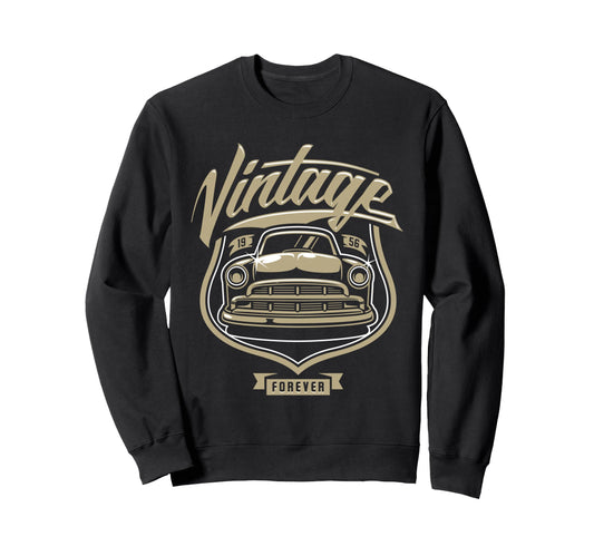 1956 Car Ride Forever Sweatshirt - Graphic Print Men Women - T-Shirt, Sweatshirt, Hoodie