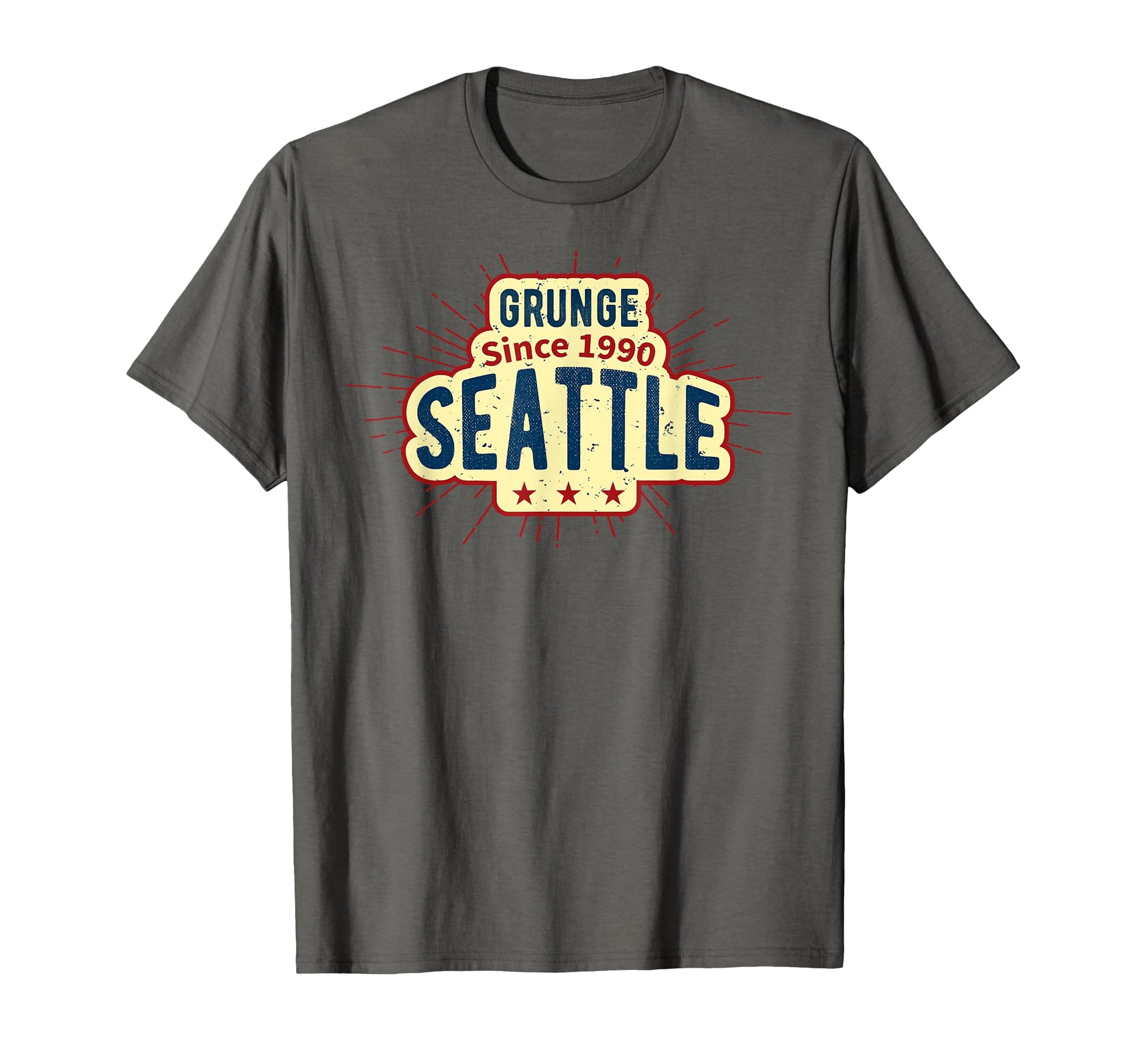90S Grunge Seattle Present T-Shirt - Streetwear Style for Adults - T-Shirt, Sweatshirt, Hoodie