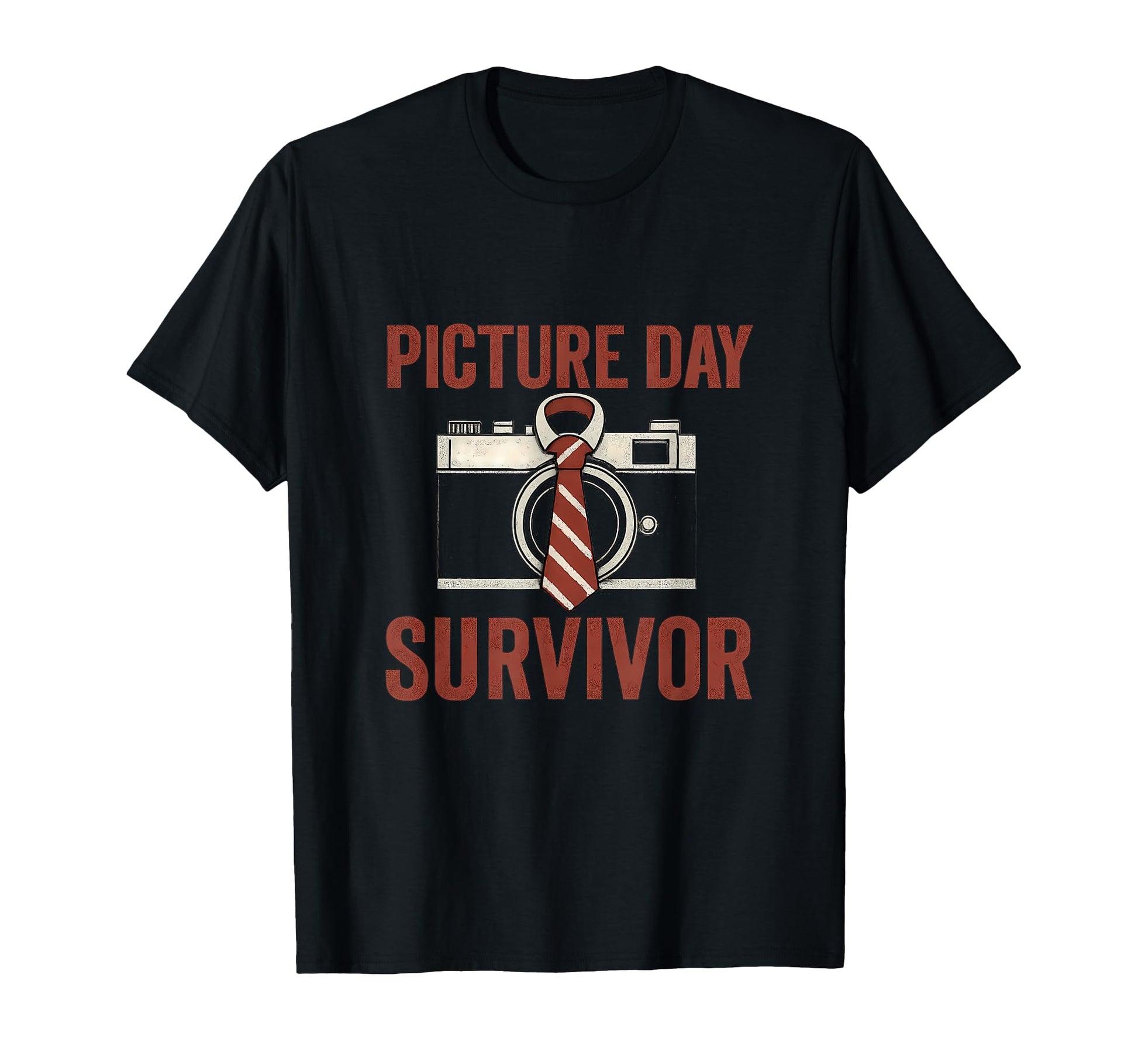 Picture Day Survivor Camera T-Shirt - Graphic Print for Adults - T-Shirt, Sweatshirt, Hoodie
