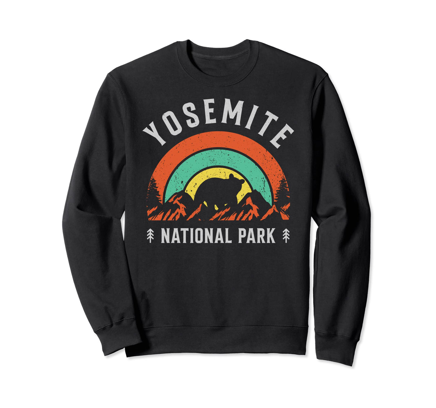 Yosemite National Park Sunset Sweatshirt - Trendy Graphic Men Women - T-Shirt, Sweatshirt, Hoodie