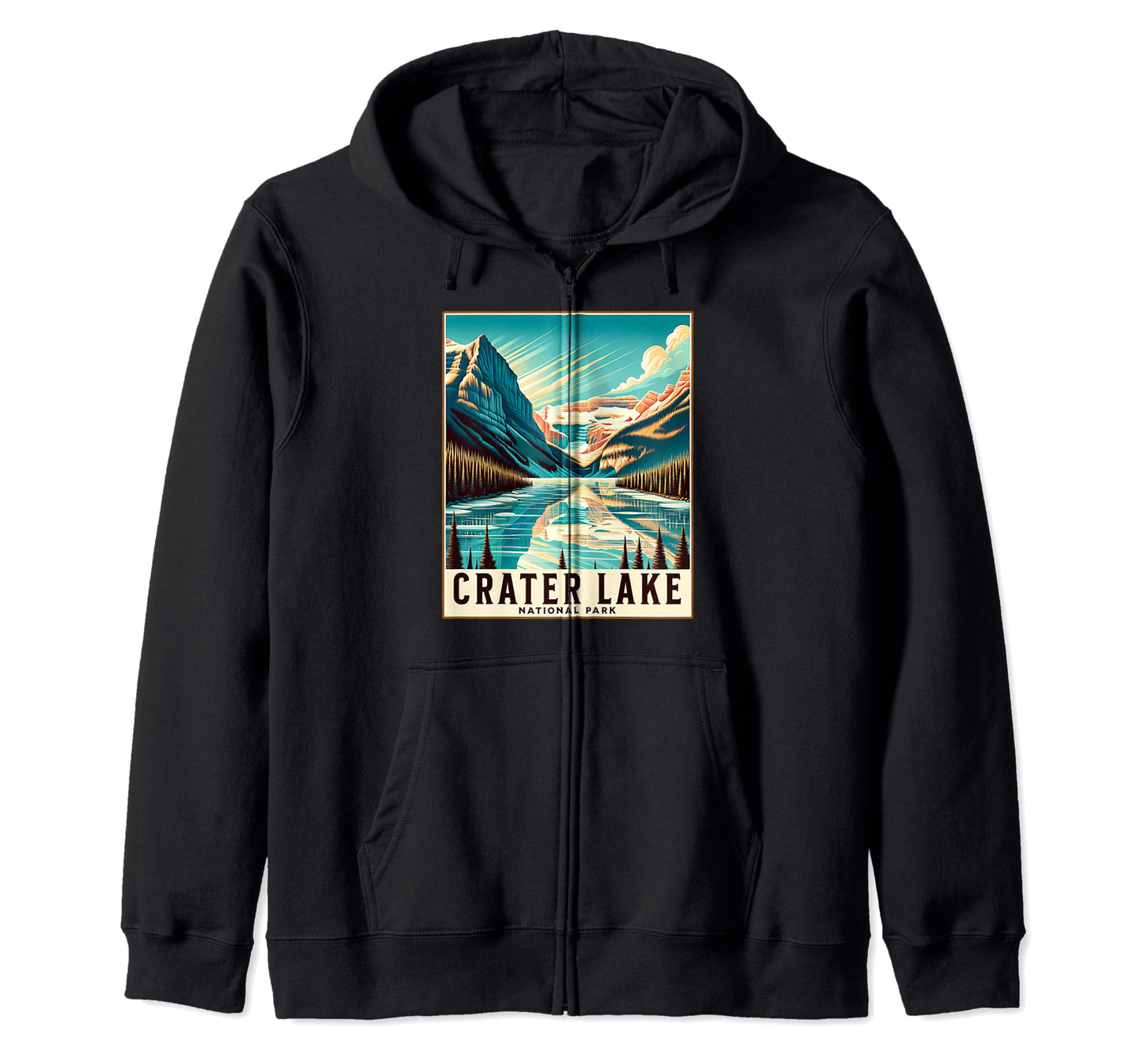 Crater Lake National Park Oregon Usa Hoodie - Unique Graphic Men Women - T-Shirt, Sweatshirt, Hoodie