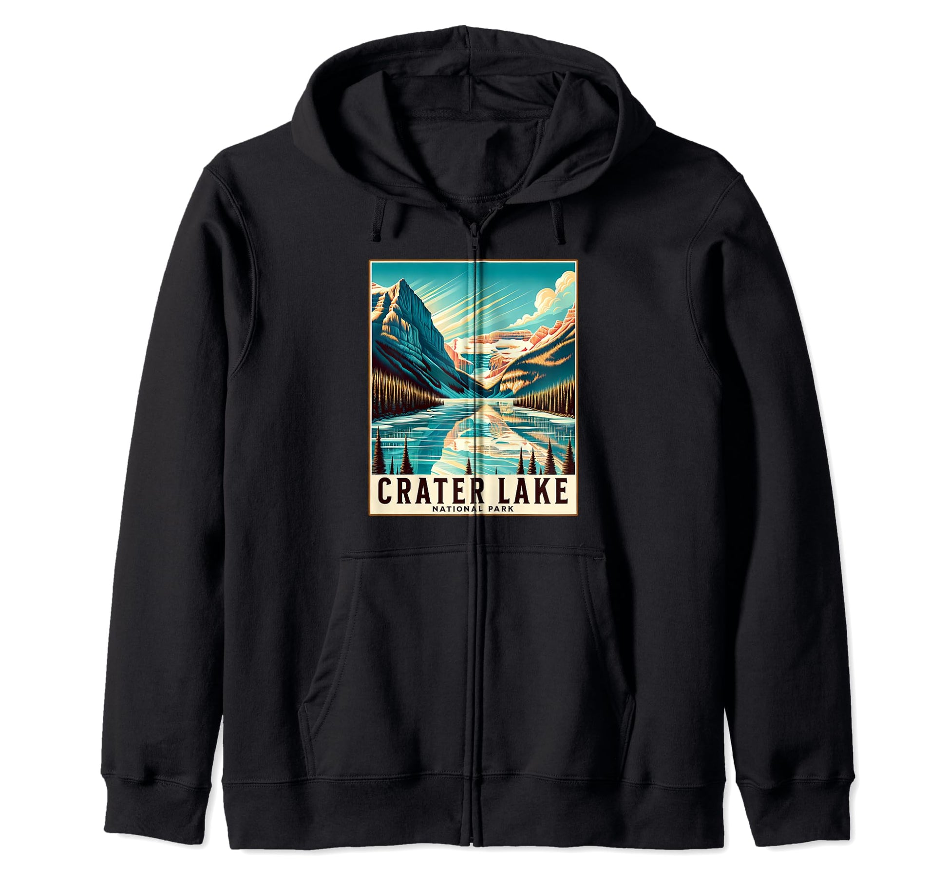 Crater Lake National Park Oregon Usa Hoodie - Unique Graphic Men Women - T-Shirt, Sweatshirt, Hoodie