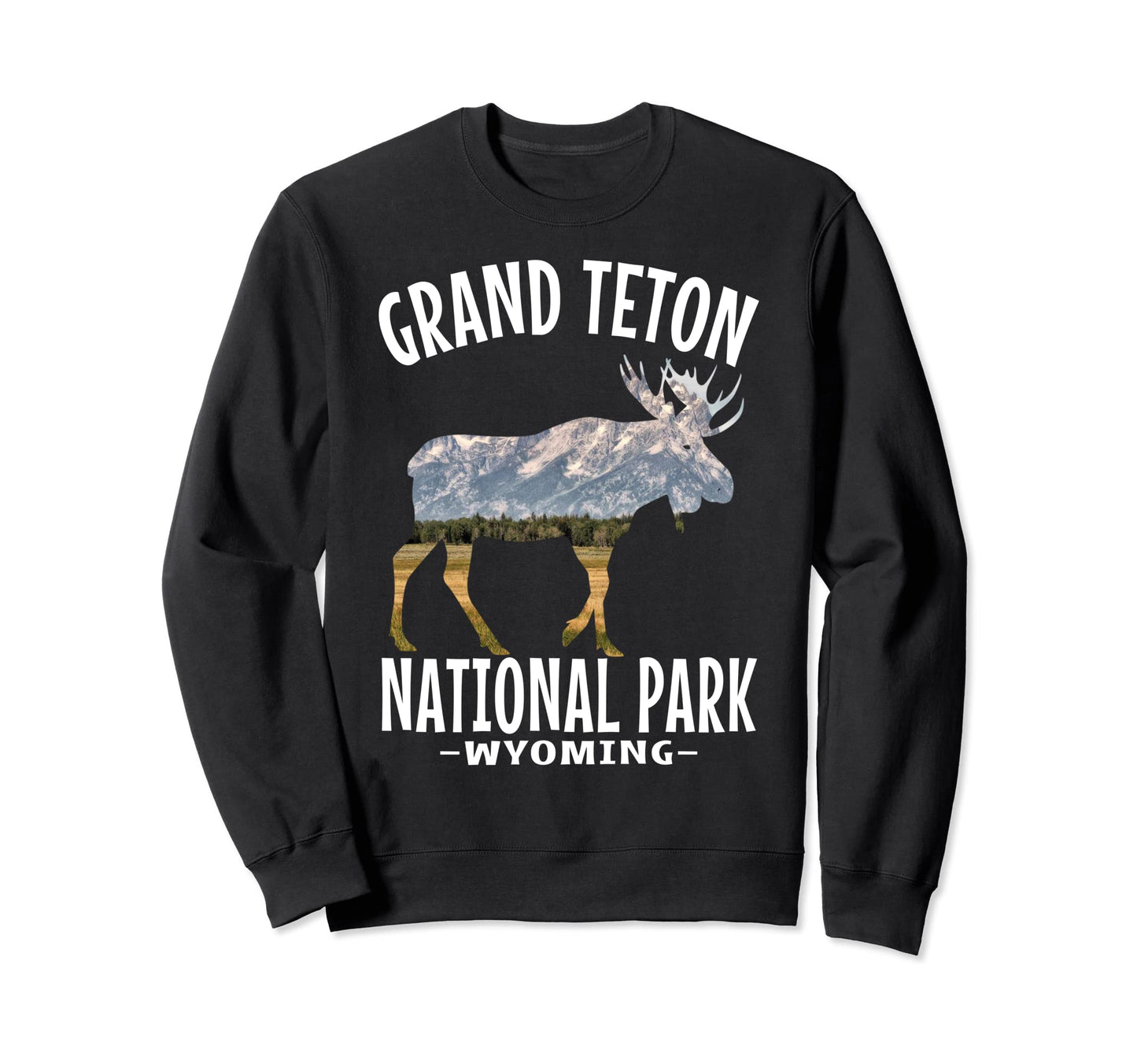 Grand Teton National Park Wyoming Sunset Sweatshirt - Graphic Print Unisex - T-Shirt, Sweatshirt, Hoodie