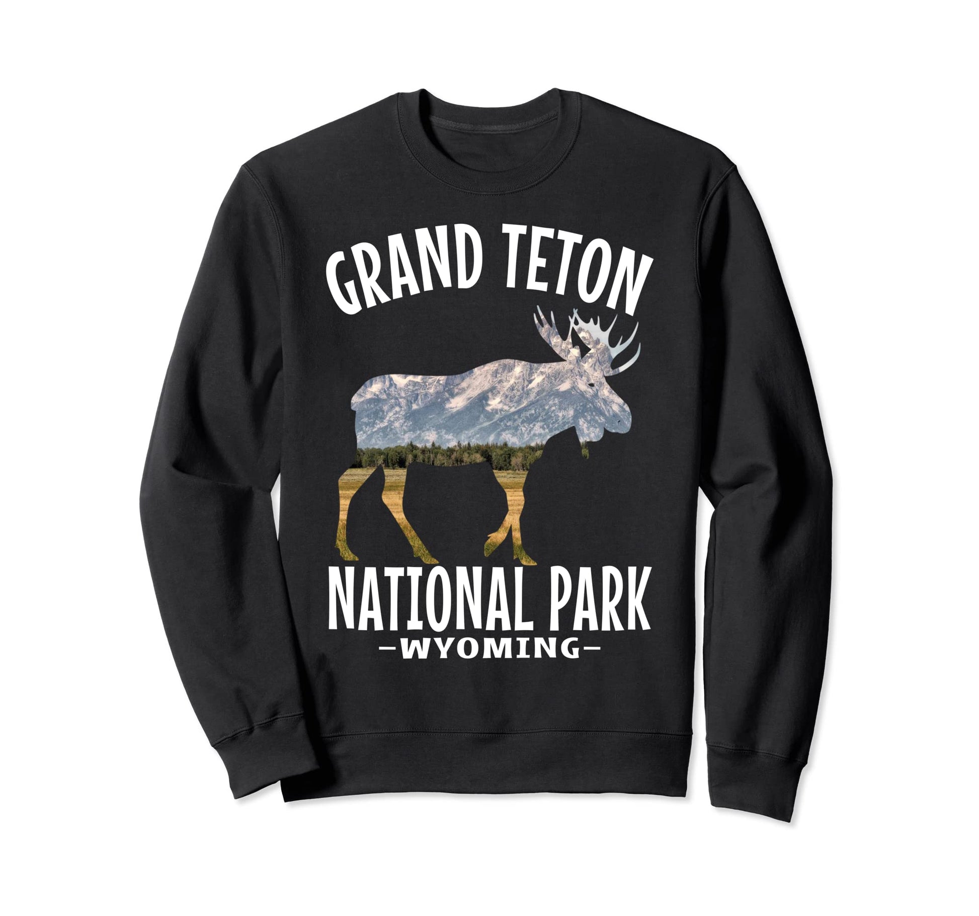 Grand Teton National Park Wyoming Sunset Sweatshirt - Graphic Print Unisex - T-Shirt, Sweatshirt, Hoodie