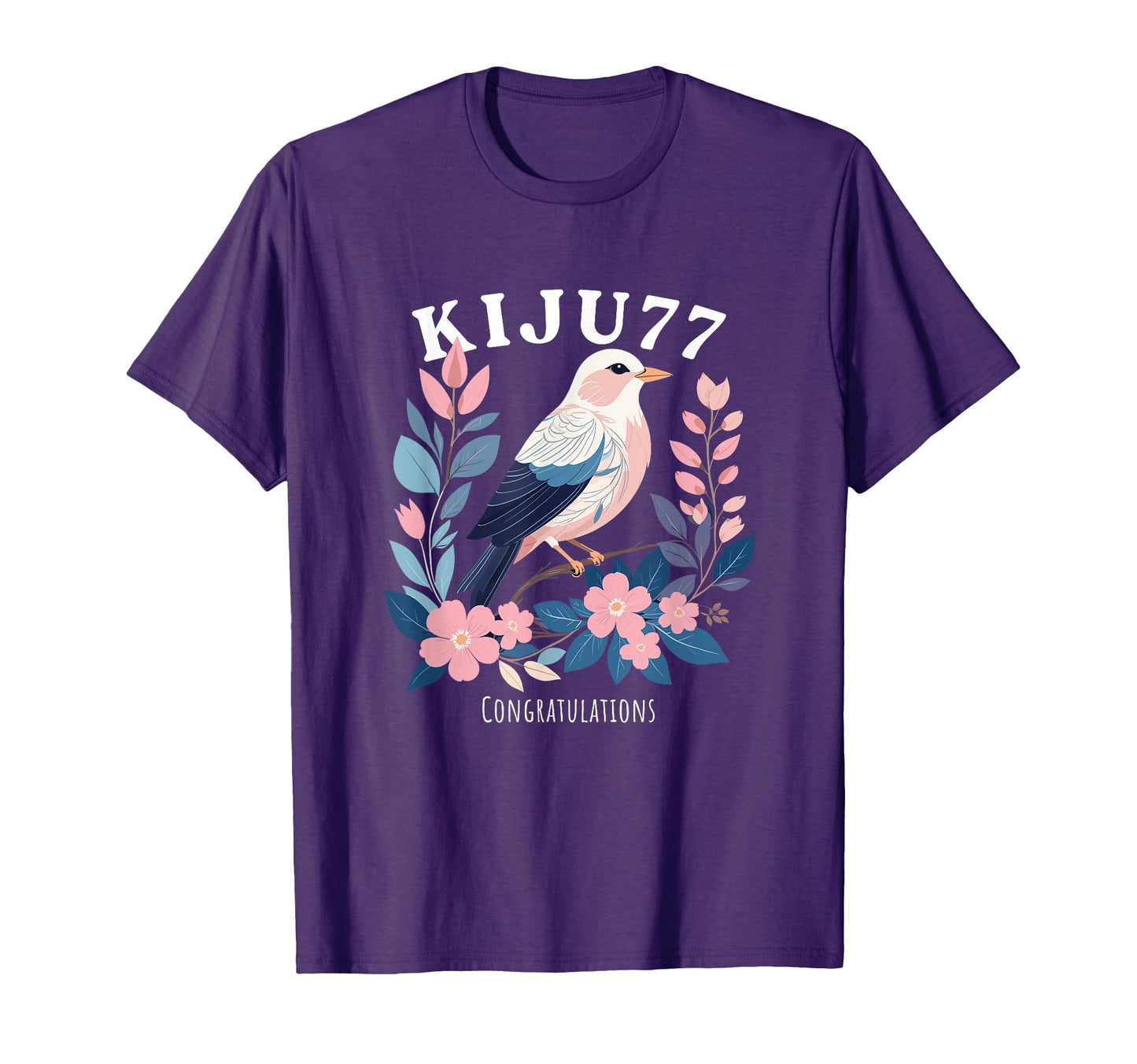 Kisu Celebration Birds Love Birds Flower T-Shirt - Streetwear Style Unisex - T-Shirt, Sweatshirt, Hoodie