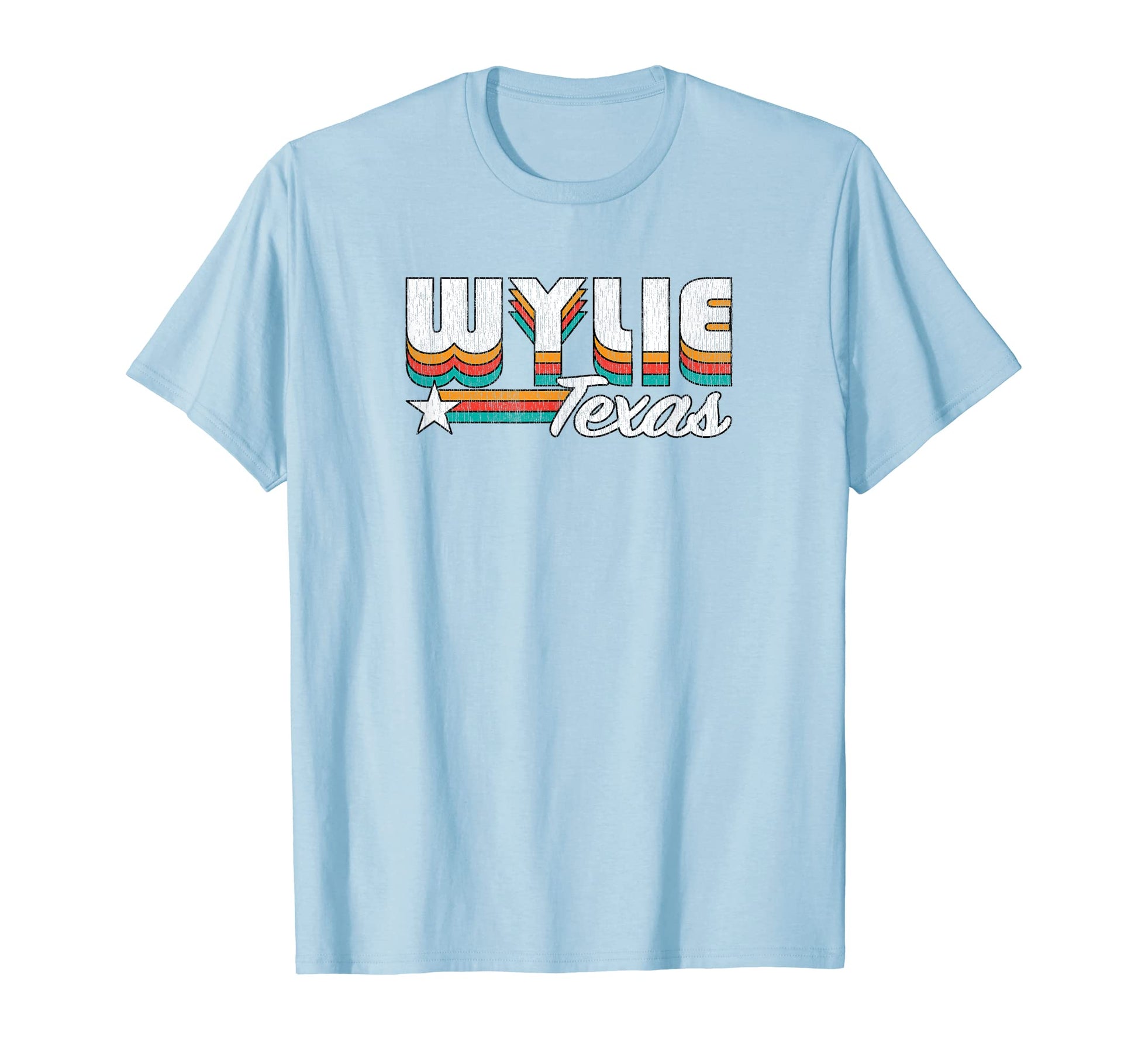 Wylie Tx Wylie Texas Rainbow T-Shirt - Casual Everyday Wear Men Women - T-Shirt, Sweatshirt, Hoodie
