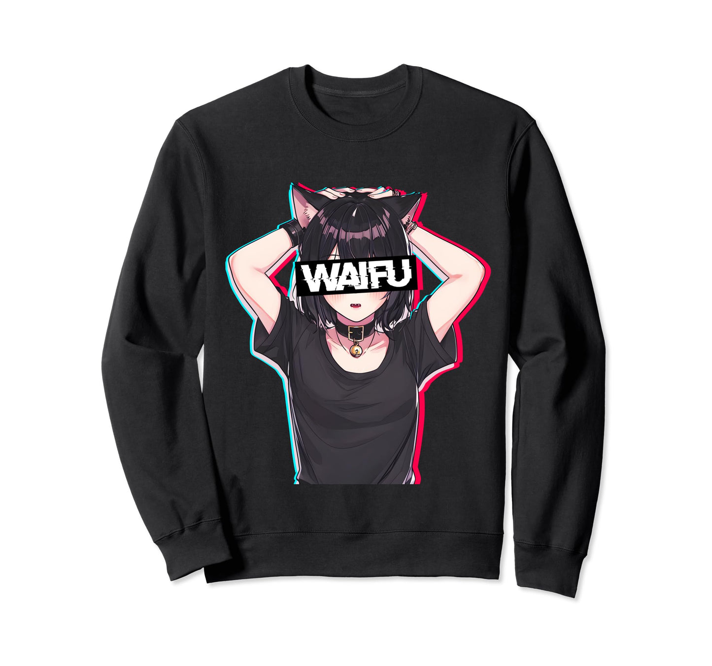 Japanese Aesthetic Waifu Anime Otaku Sweatshirt - Streetwear Style Unisex - T-Shirt, Sweatshirt, Hoodie