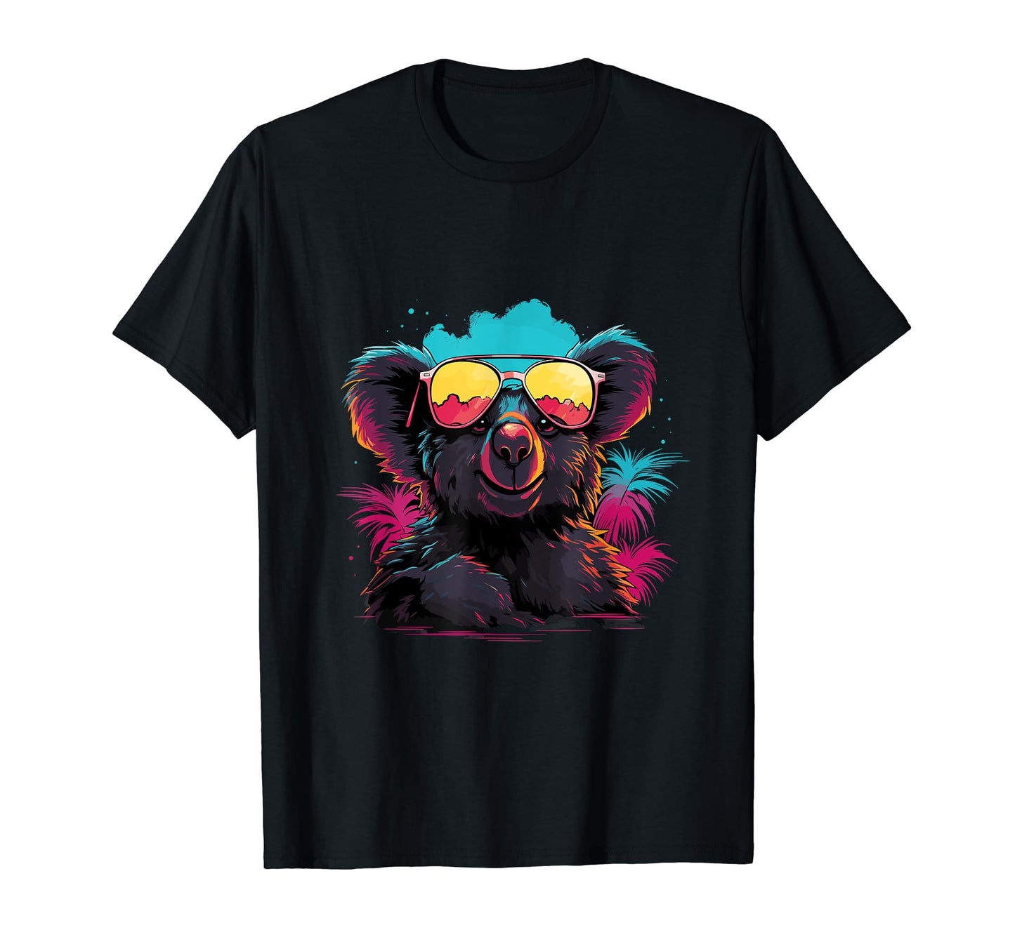 Funny Koalas Vaporwave Aesthetic Animal T-Shirt - Graphic Print for Adults - T-Shirt, Sweatshirt, Hoodie