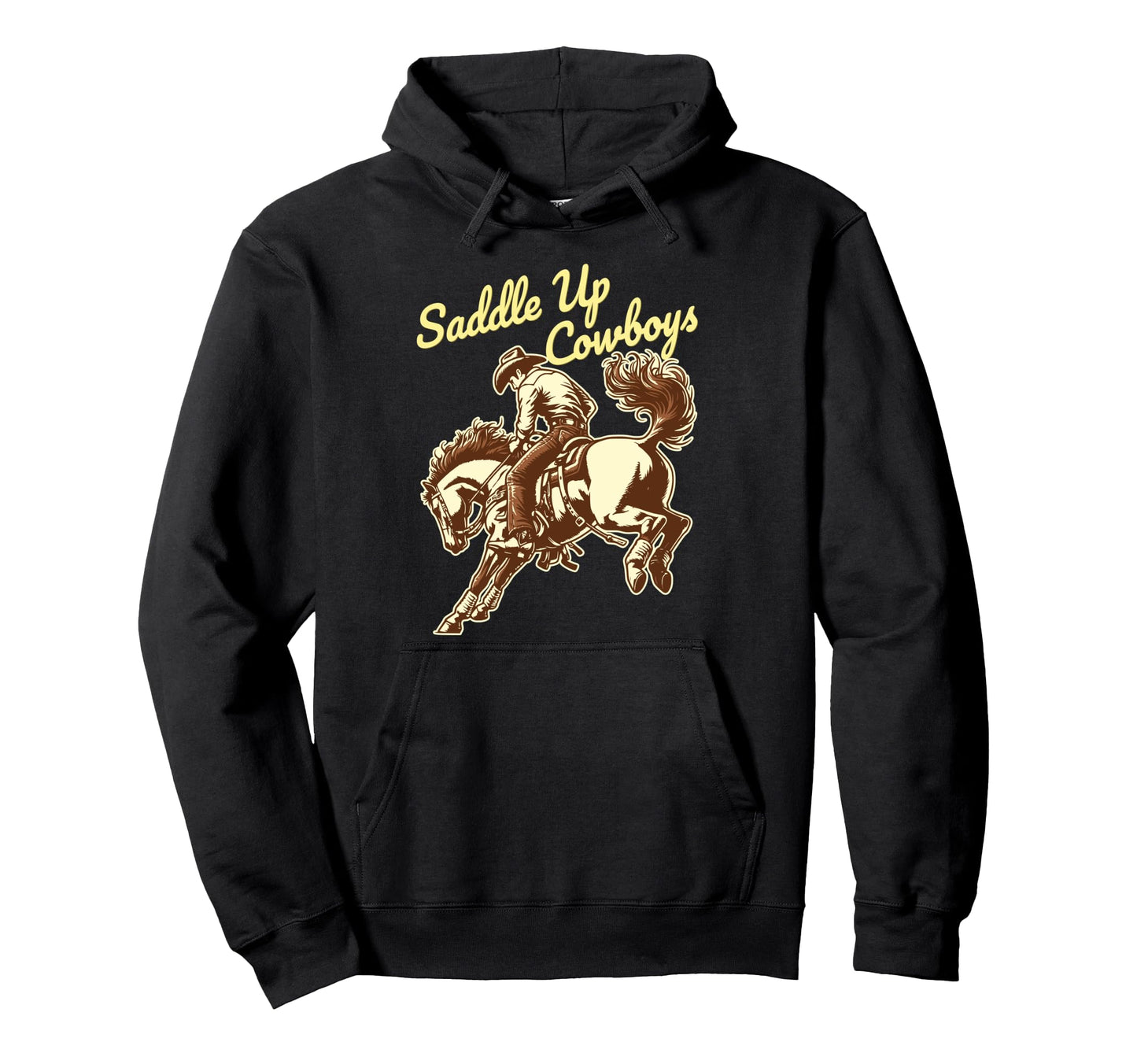 Saddle Up Cowboy Rodeo Horse Country Hoodie - Aesthetic Graphic for Adults - T-Shirt, Sweatshirt, Hoodie