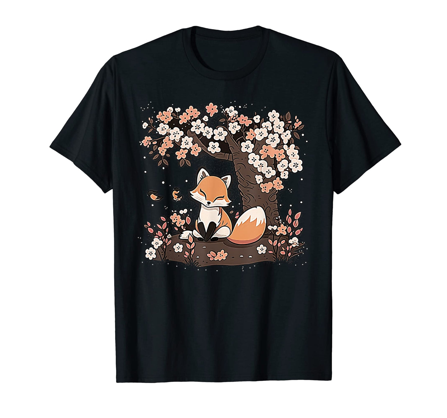Japanese Aesthetic Fox Vaporwave T-Shirt - Minimalist Print Men Women - T-Shirt, Sweatshirt, Hoodie