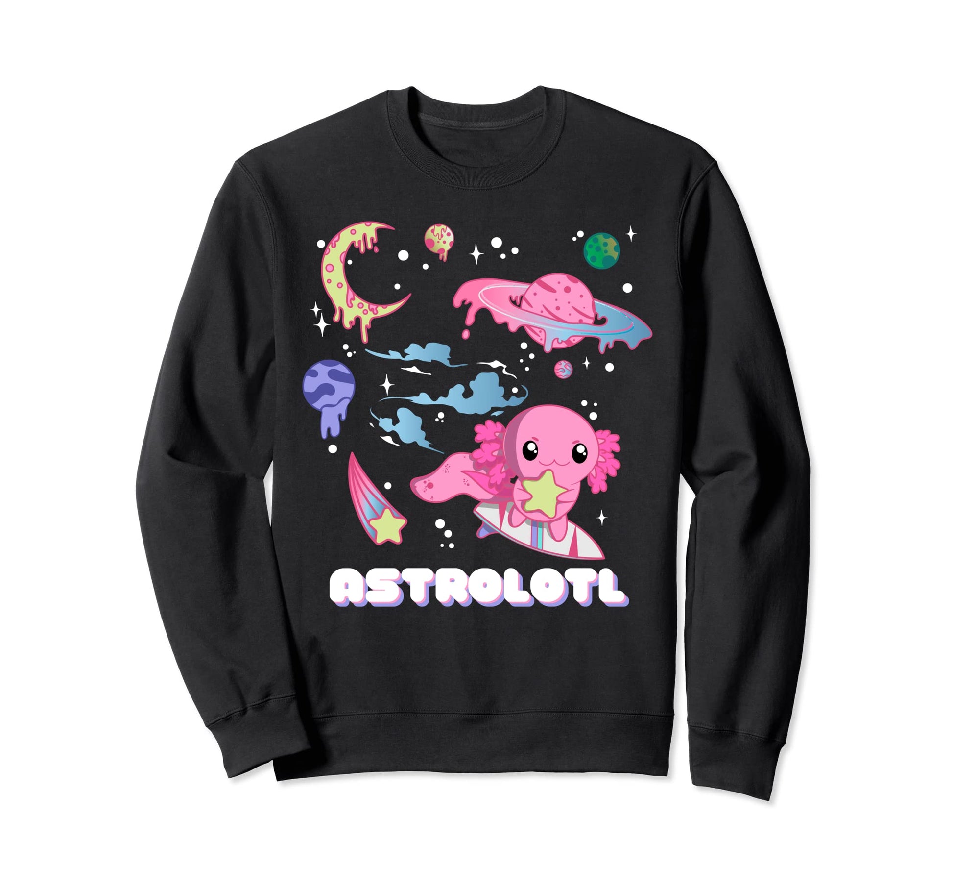 Astrolotl Funny Kawaii Pastel Goth Sweatshirt - Streetwear Style Unisex - T-Shirt, Sweatshirt, Hoodie