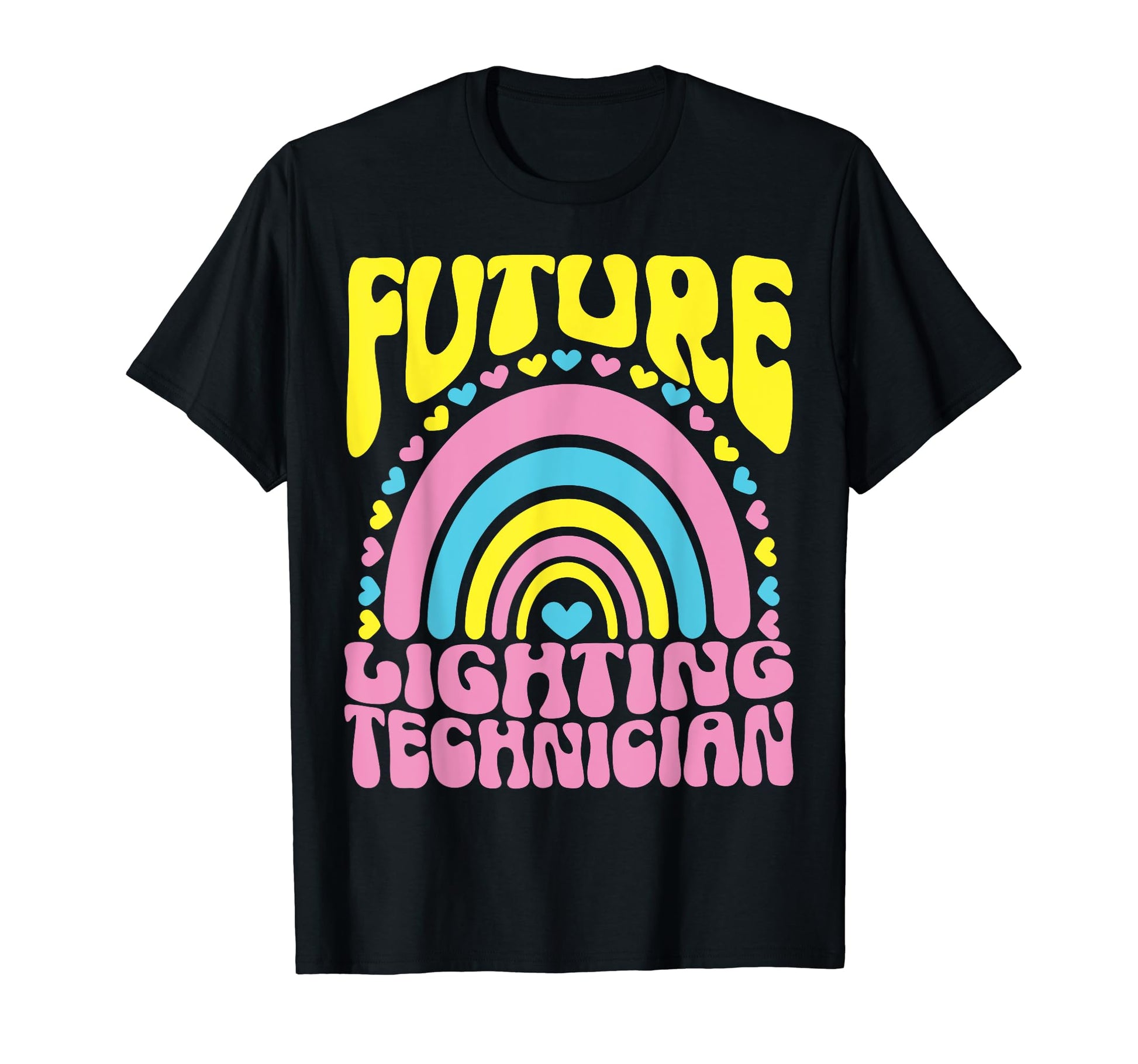 Future Lighting Technician Bright T-Shirt - Custom Art Print for Adults - T-Shirt, Sweatshirt, Hoodie
