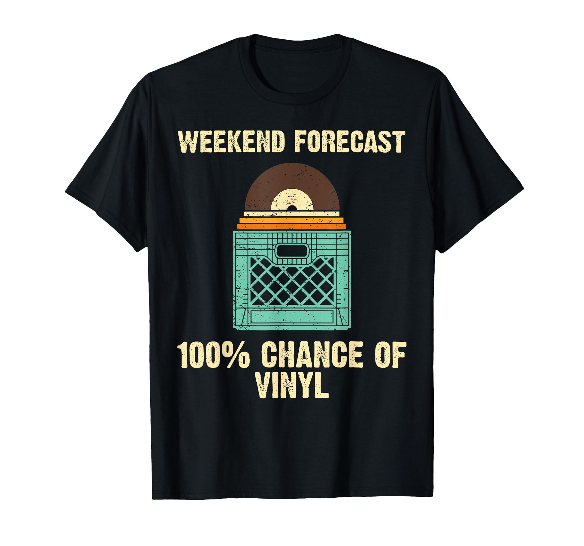 Vinyl Dj Vinyl Record Lovers Music Player T-Shirt - Novelty Apparel Unisex - T-Shirt, Sweatshirt, Hoodie