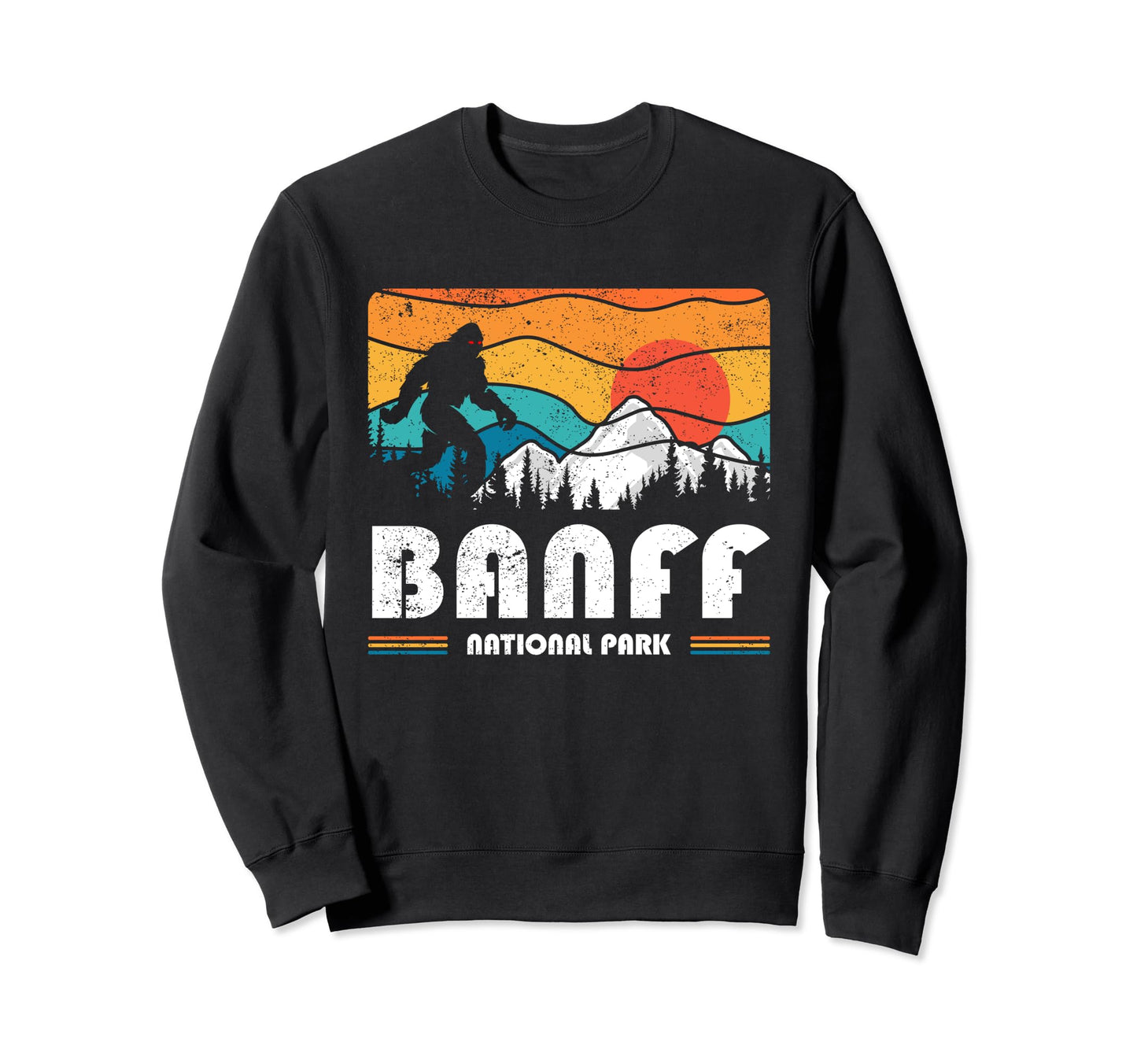 Banff Canadian National Park Souvenir Sweatshirt - Graphic Print Men Women - T-Shirt, Sweatshirt, Hoodie