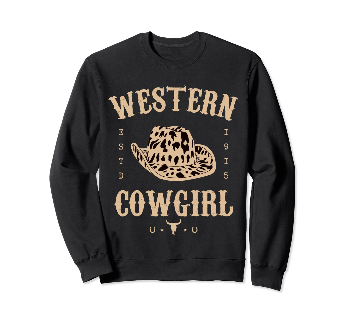 Western Cowgirl Yeehaw Hippie Boho Sweatshirt - Aesthetic Graphic Unisex - T-Shirt, Sweatshirt, Hoodie