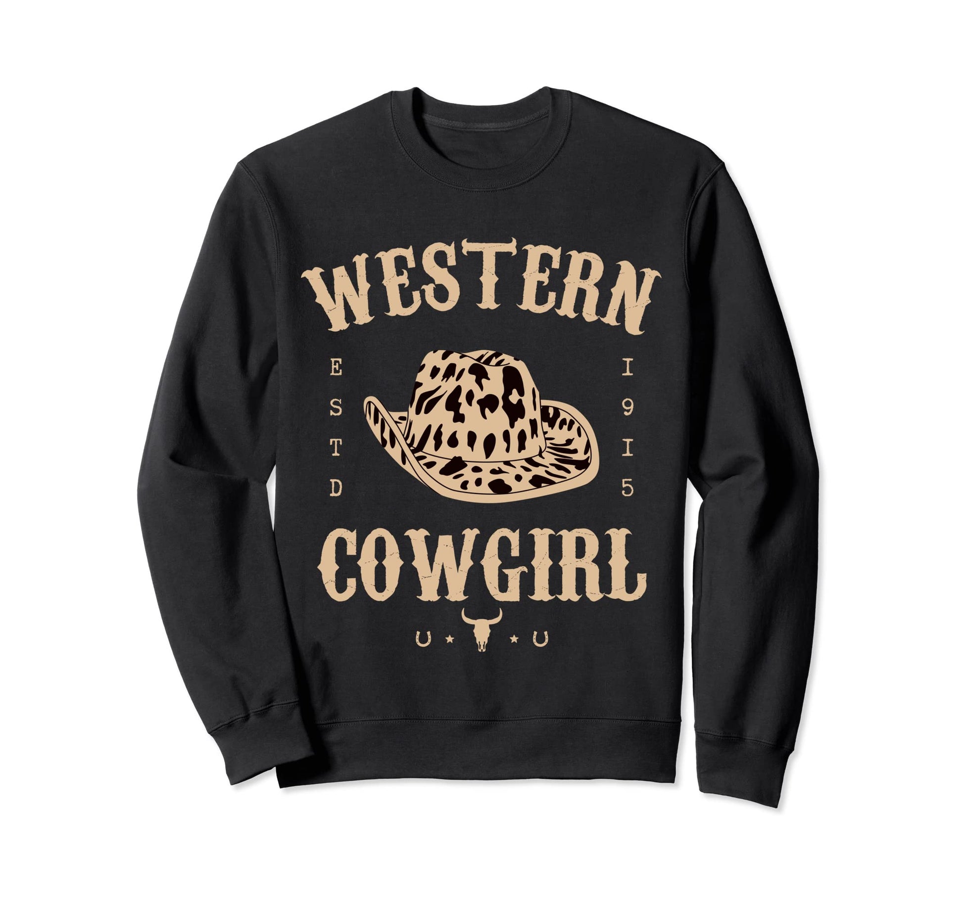 Western Cowgirl Yeehaw Hippie Boho Sweatshirt - Aesthetic Graphic Unisex - T-Shirt, Sweatshirt, Hoodie